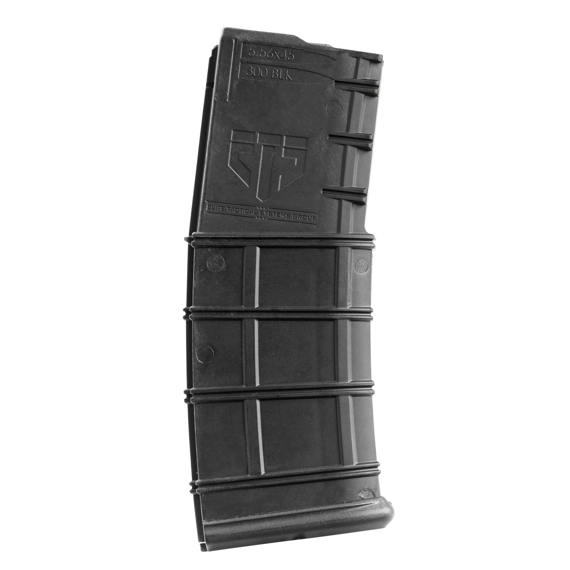 Elite Tactical Systems Group ETS Mag for AR-15 30-Round Black Nylon Magazine, Part GN-AR15-30G2BLK