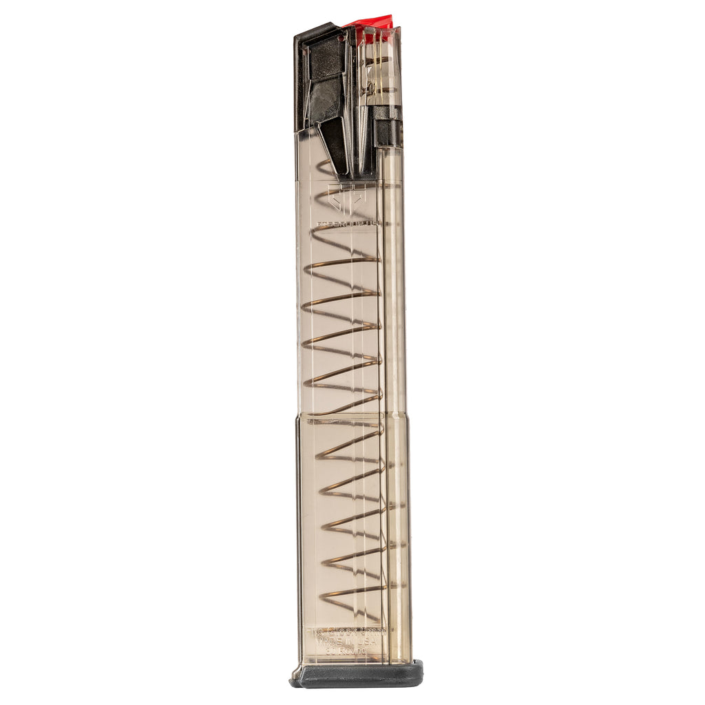Elite Tactical Systems Group ETS Omega Magazine for Glock 17/19 9mm, 30 Rounds, Clear