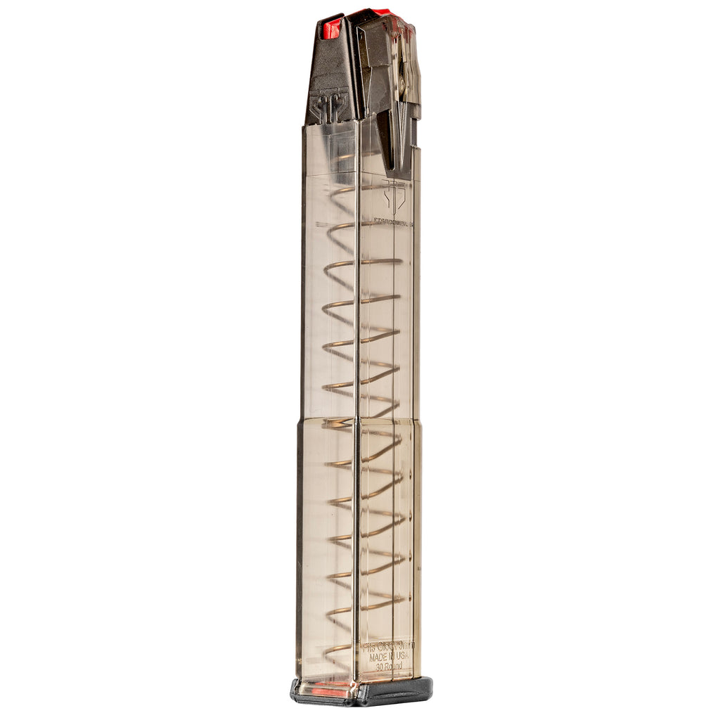 Elite Tactical Systems Group ETS Omega Magazine for Glock 17/19 9mm, 30 Rounds, Clear
