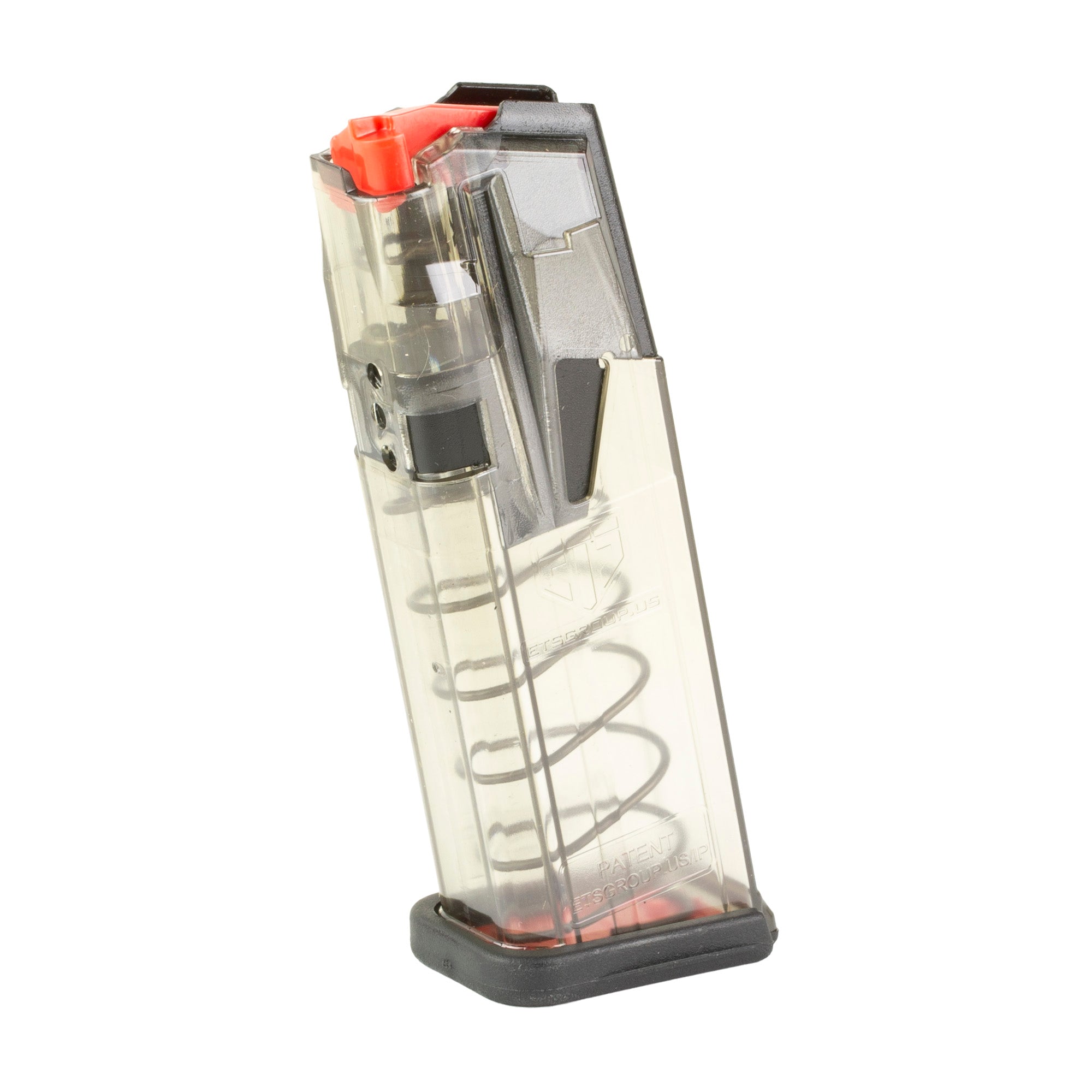 Elite Tactical Systems Group ETS Omega Magazine for Glock 19/26 9mm, 15 Round Capacity, Clear