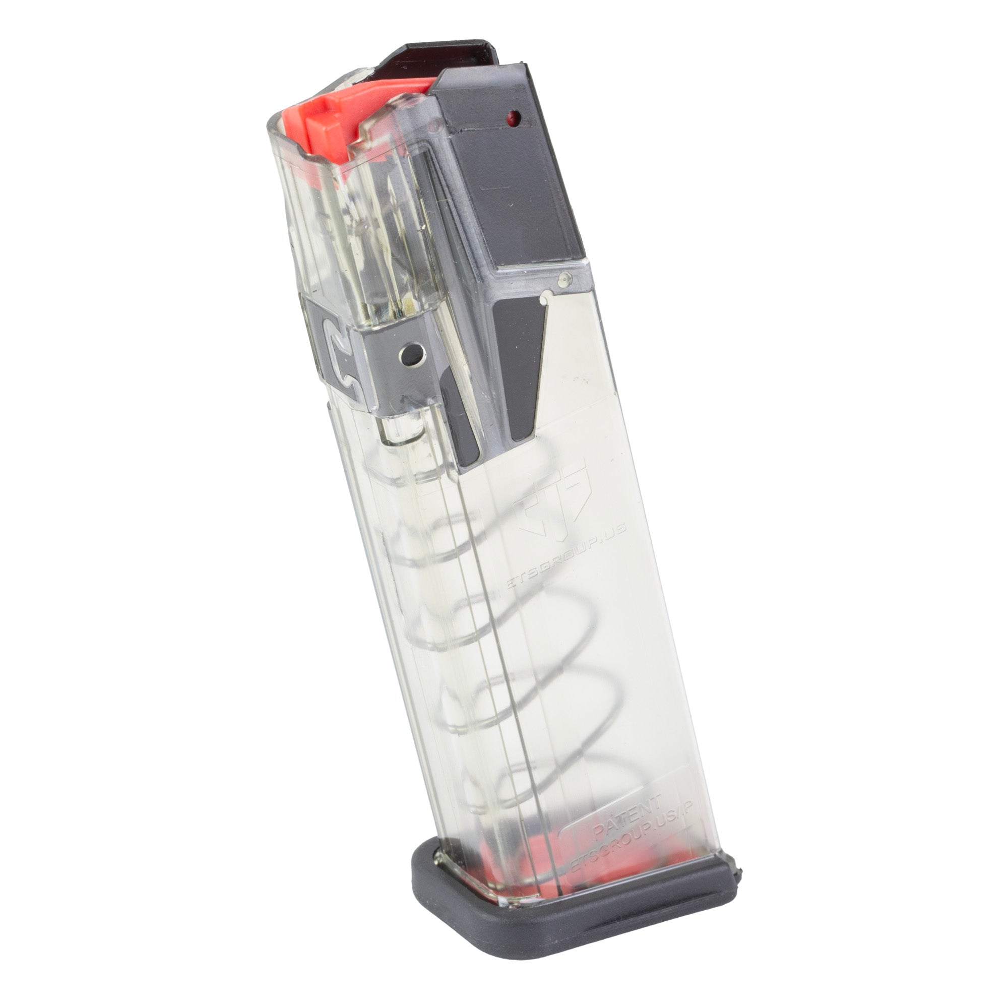 Elite Tactical Systems Group ETS Omega 9mm Magazine for S&W M&P, 17 Rounds, Clear