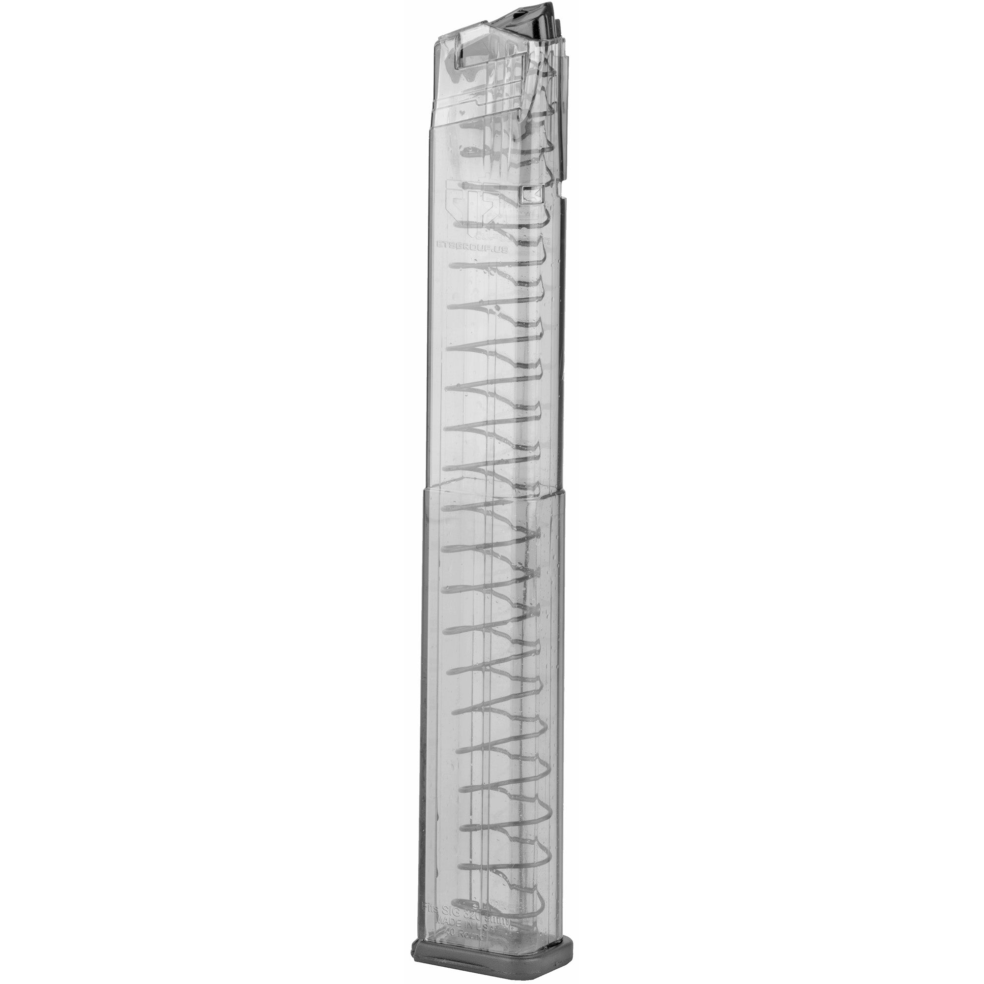 Elite Tactical Systems Group ETS Mag for SIG P320 9mm 40-Round Clear Magazine