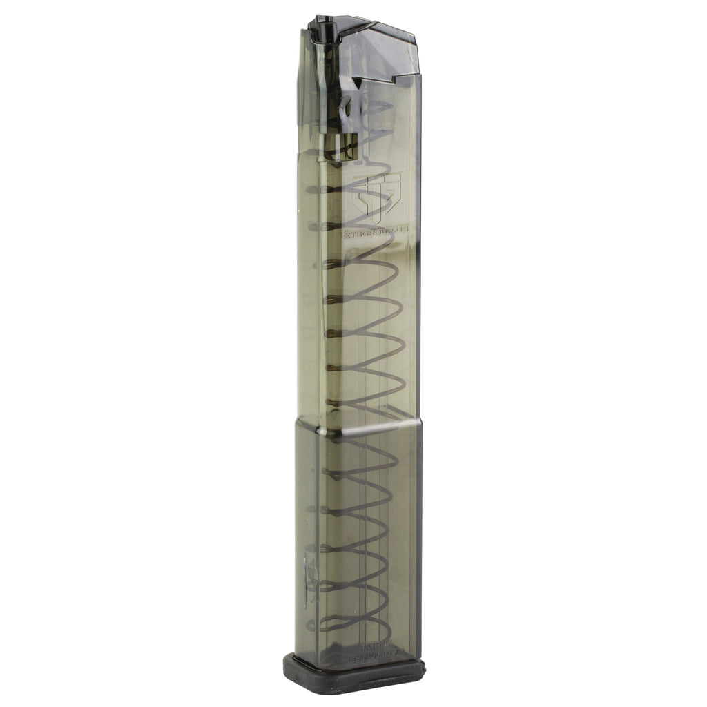 Elite Tactical Systems Group ETS Mag for Glock 17/19 9mm, 32 Round Capacity, Carbon Smoke