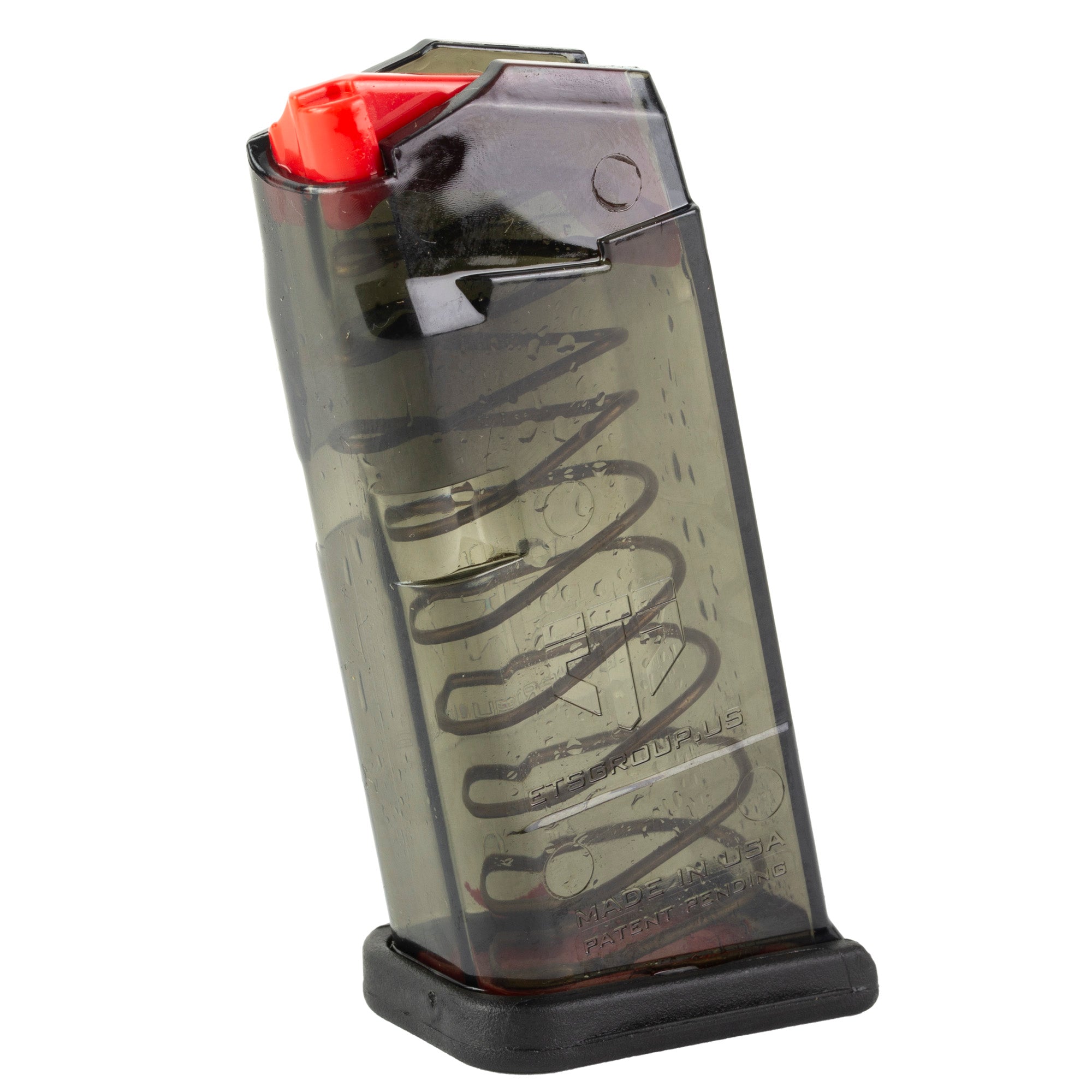 Elite Tactical Systems Group ETS Magazine for Glock 27 40 S&W, 9-Round Capacity, Carbon Smoke