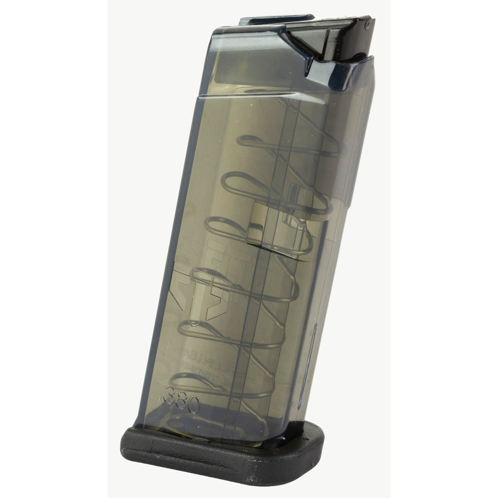 Elite Tactical Systems Group ETS Mag for Glock 42 380 ACP – 7 Round Capacity, Carbon Smoke