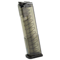 Elite Tactical Systems Group ETS Mag for Glock 43 9mm, 12-Round Capacity, Carbon Smoke