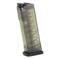 Elite Tactical Systems Group ETS Mag for Glock 43 9mm, 9 Round Capacity, Carbon Smoke