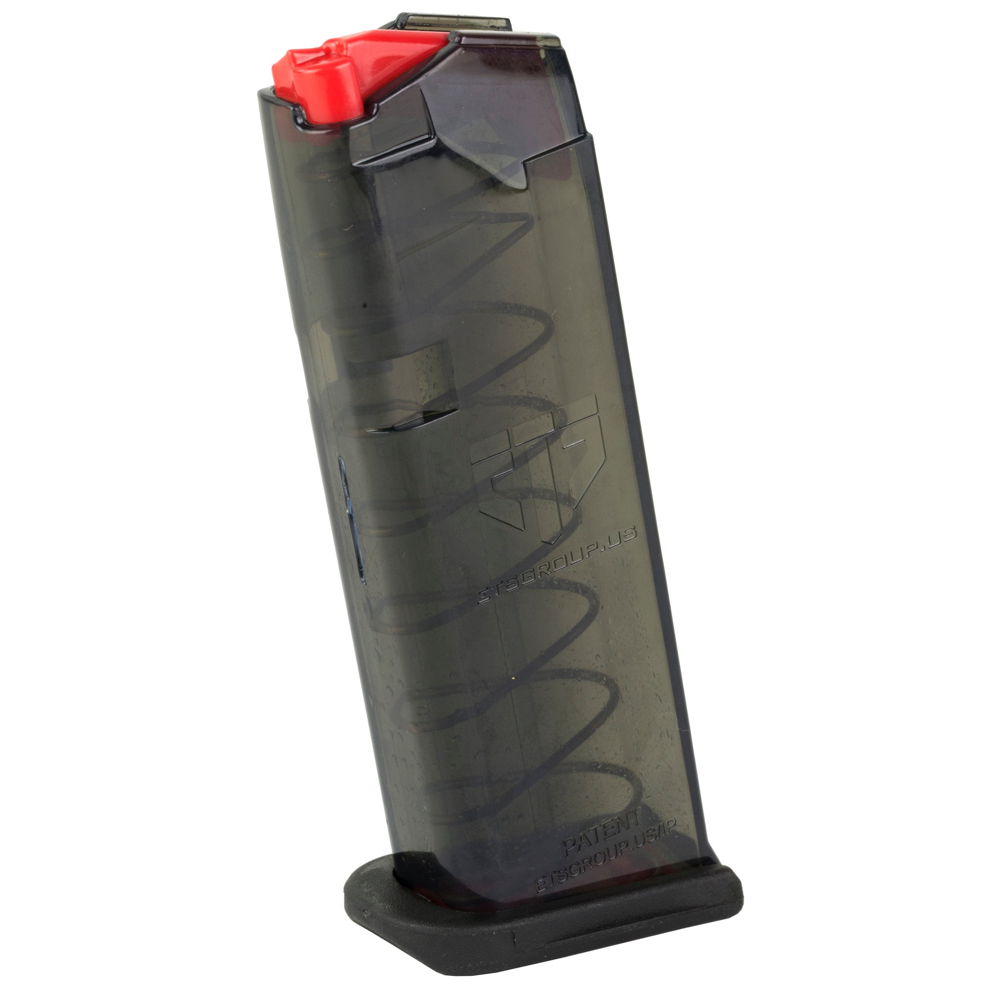 Elite Tactical Systems Group ETS Mag for Glock 43X 9mm, 10-Round Capacity, Carbon Smoke