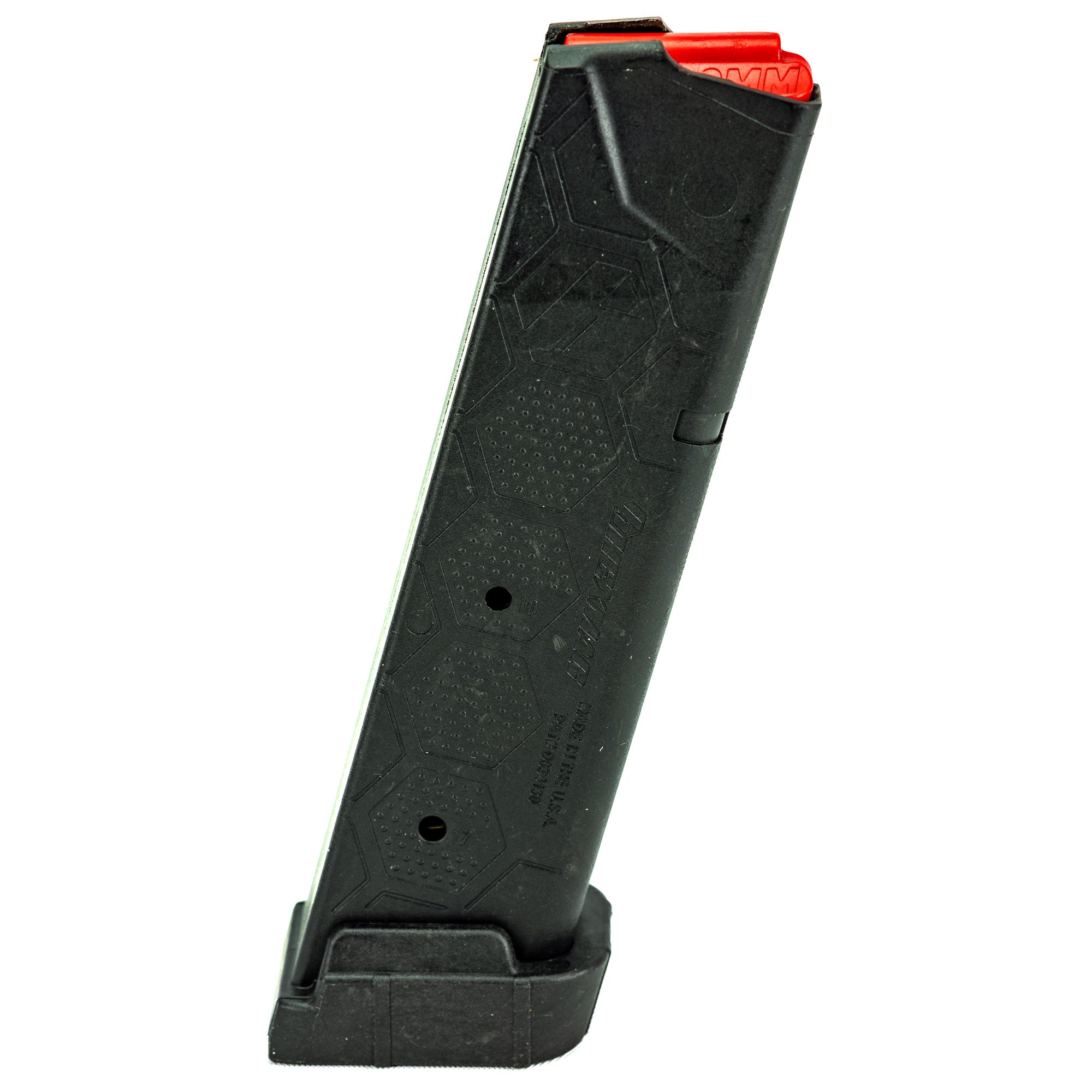 HEXMAG Series 2 Carbon Fiber Compatible 9mm Pistol Magazine for SIG P320, 10-Round Black