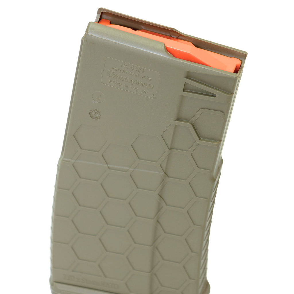 HEXMAG HX1020-SR25 10-Round .308 Winchester Magazine in Flat Dark Earth