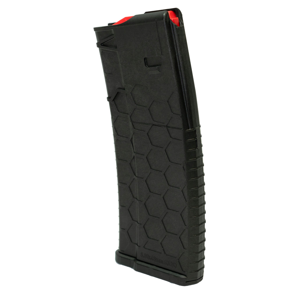 HEXMAG Carbon Fiber 5.56 Magazine - 10 Rounds for AR-15, Gray