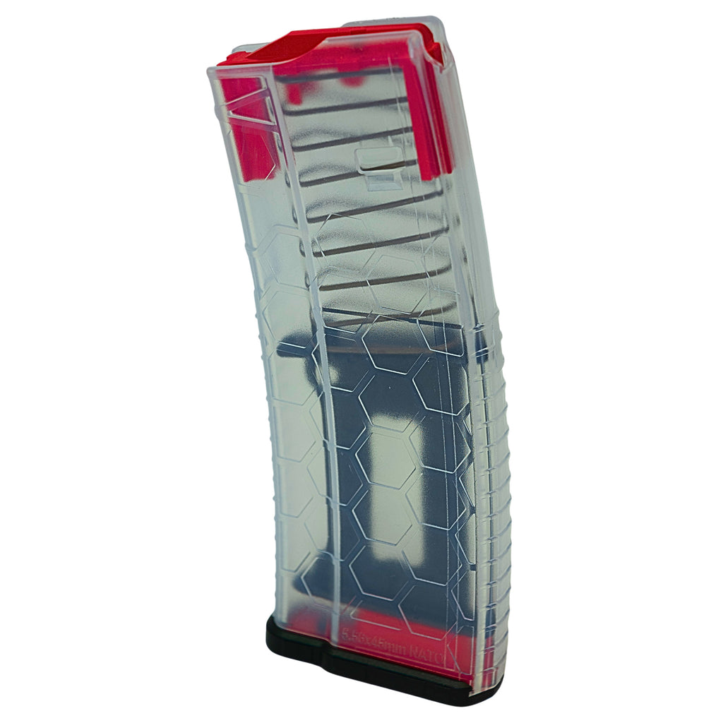 HEXMAG Hexview S2 AR-15 10-Round Magazine in Translucent Clear