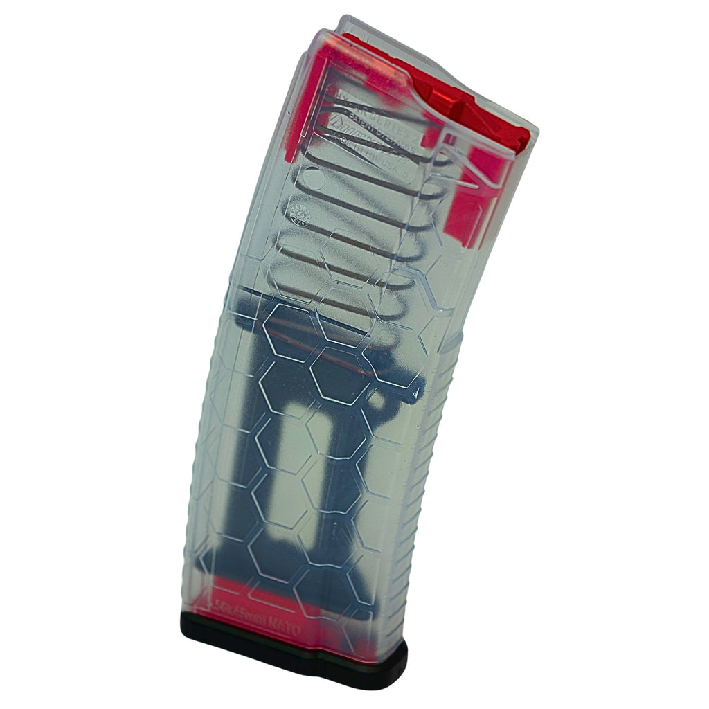 HEXMAG Hexview S2 AR-15 10-Round Magazine in Translucent Clear