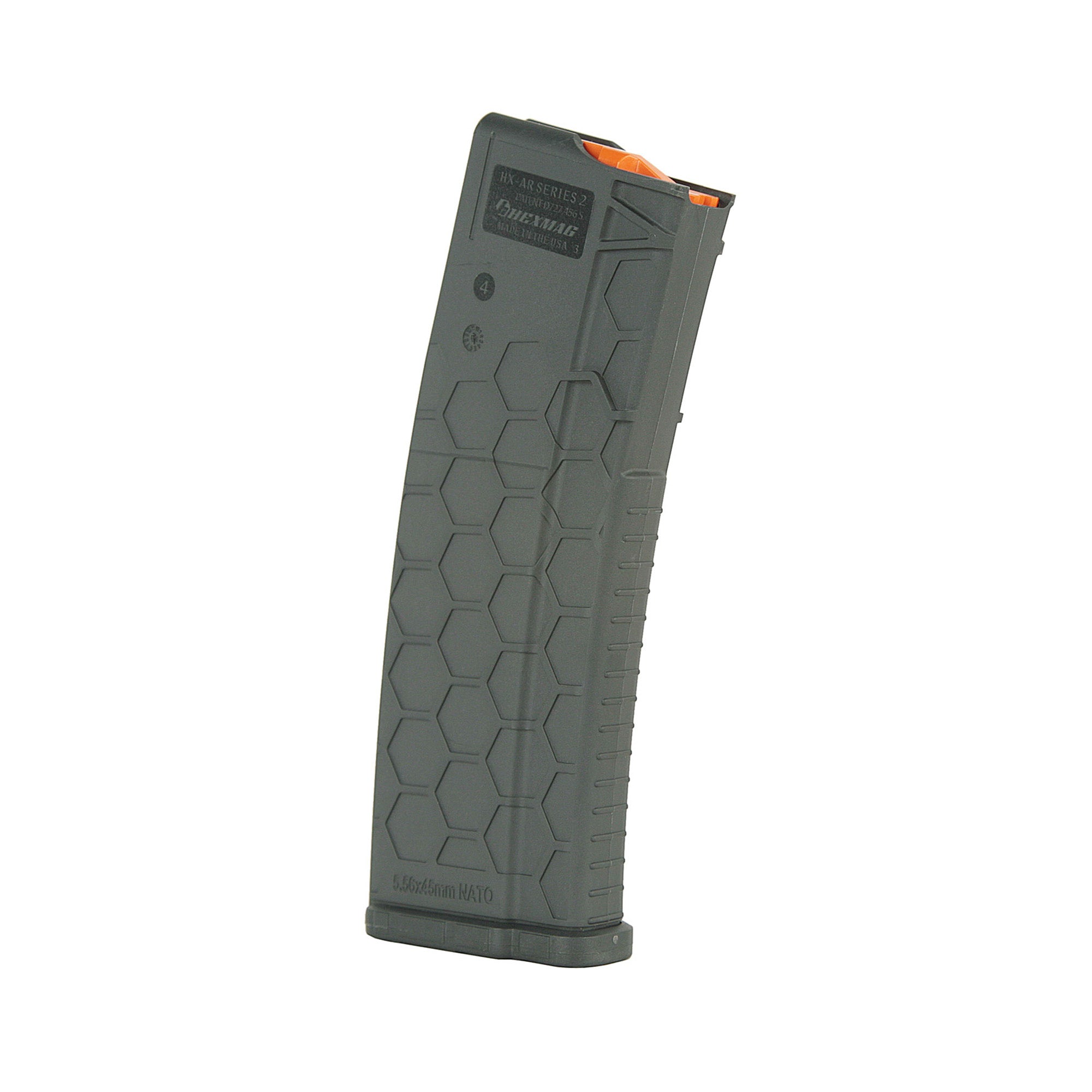 HEXMAG Series 2 10-Round Gray Magazine for AR-15 in 223 Remington