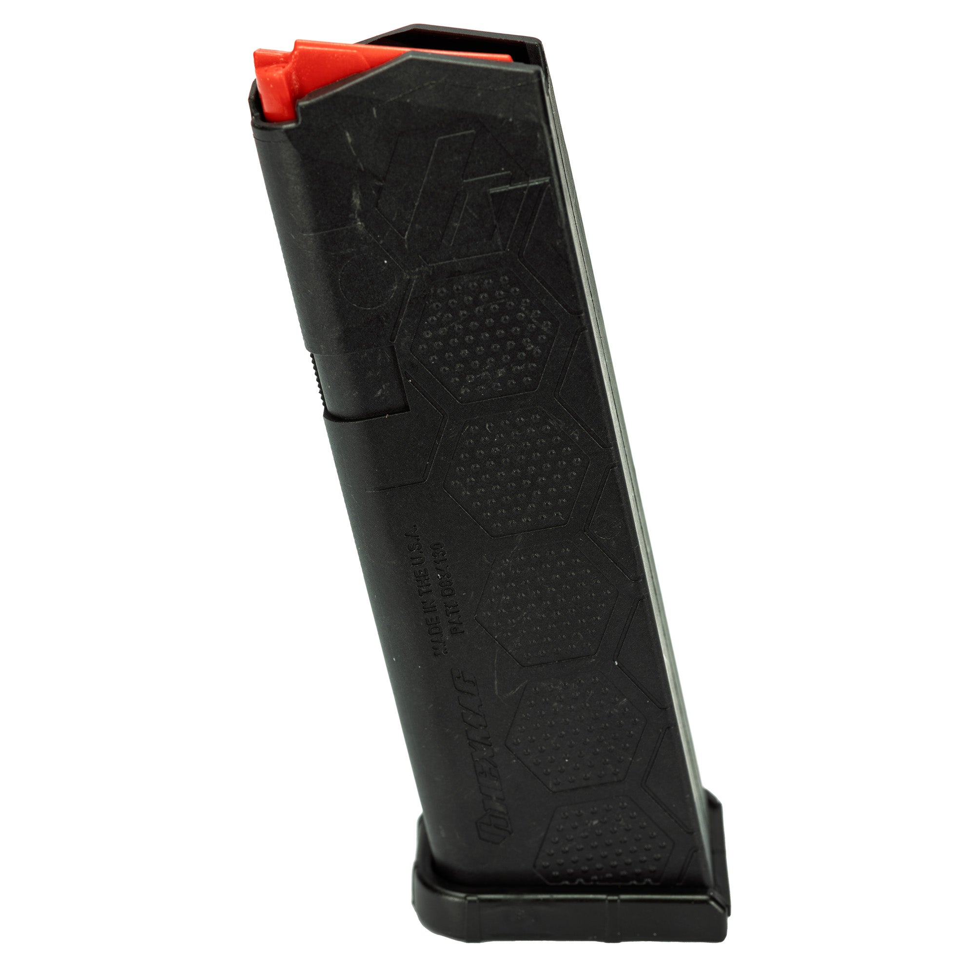 HEXMAG Series 2 9mm 15-Round Carbon Fiber Compatible Pistol Magazine for Glock 19 - Black