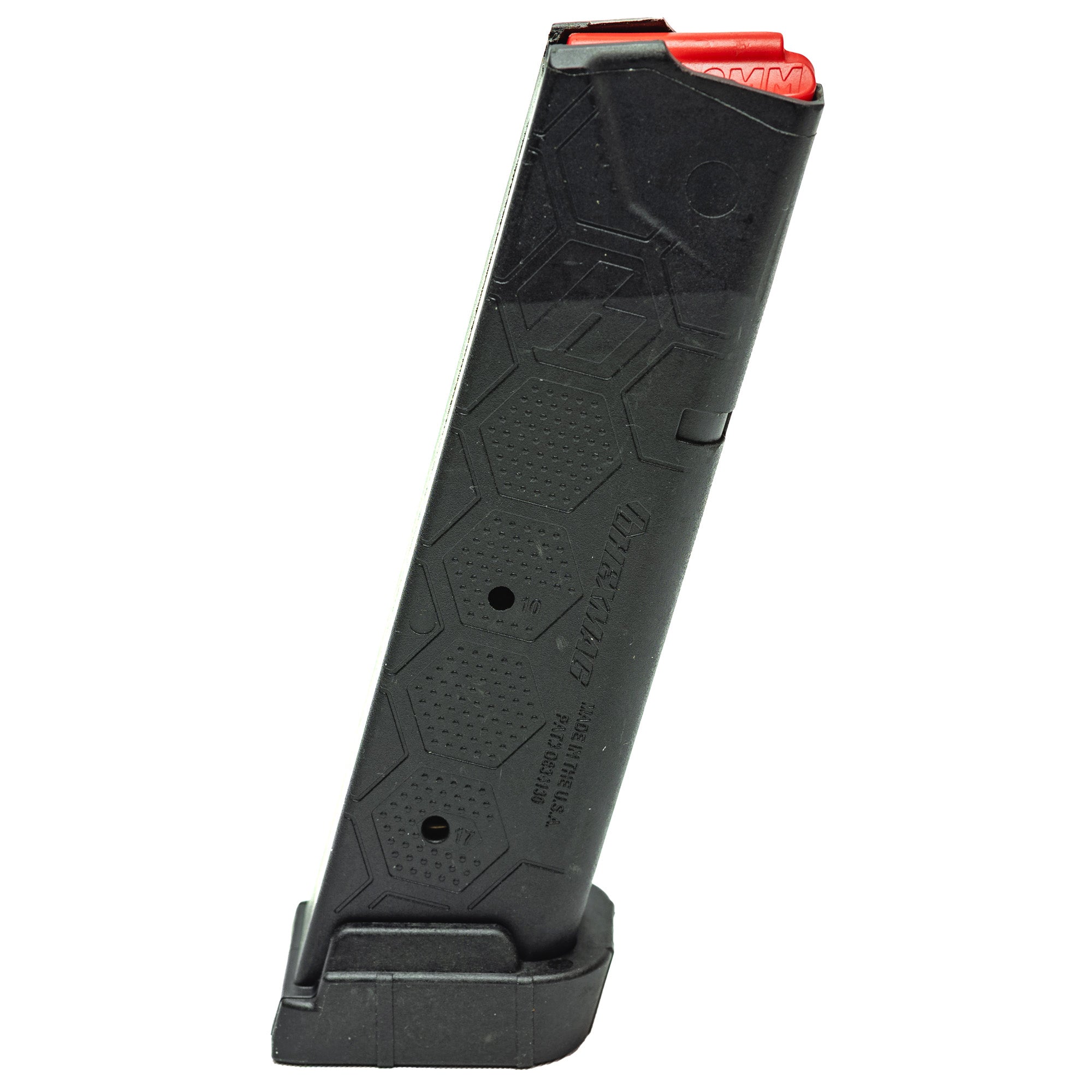 HEXMAG Series 2 Carbon Fiber Compatible 17-Round 9mm Pistol Magazine for SIG P320, Black