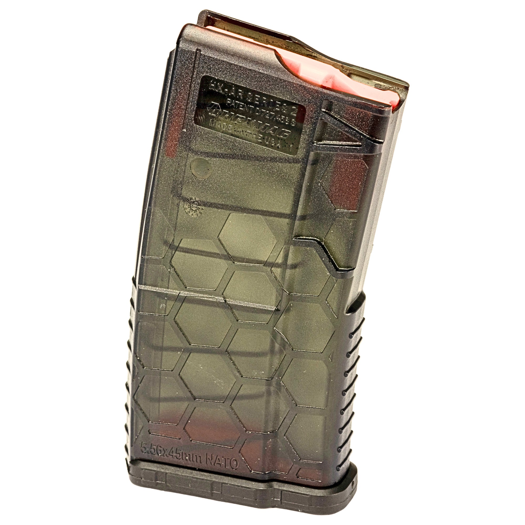 HEXMAG Series 2 20-Round Translucent Smoke Magazine for AR-15 223 Remington