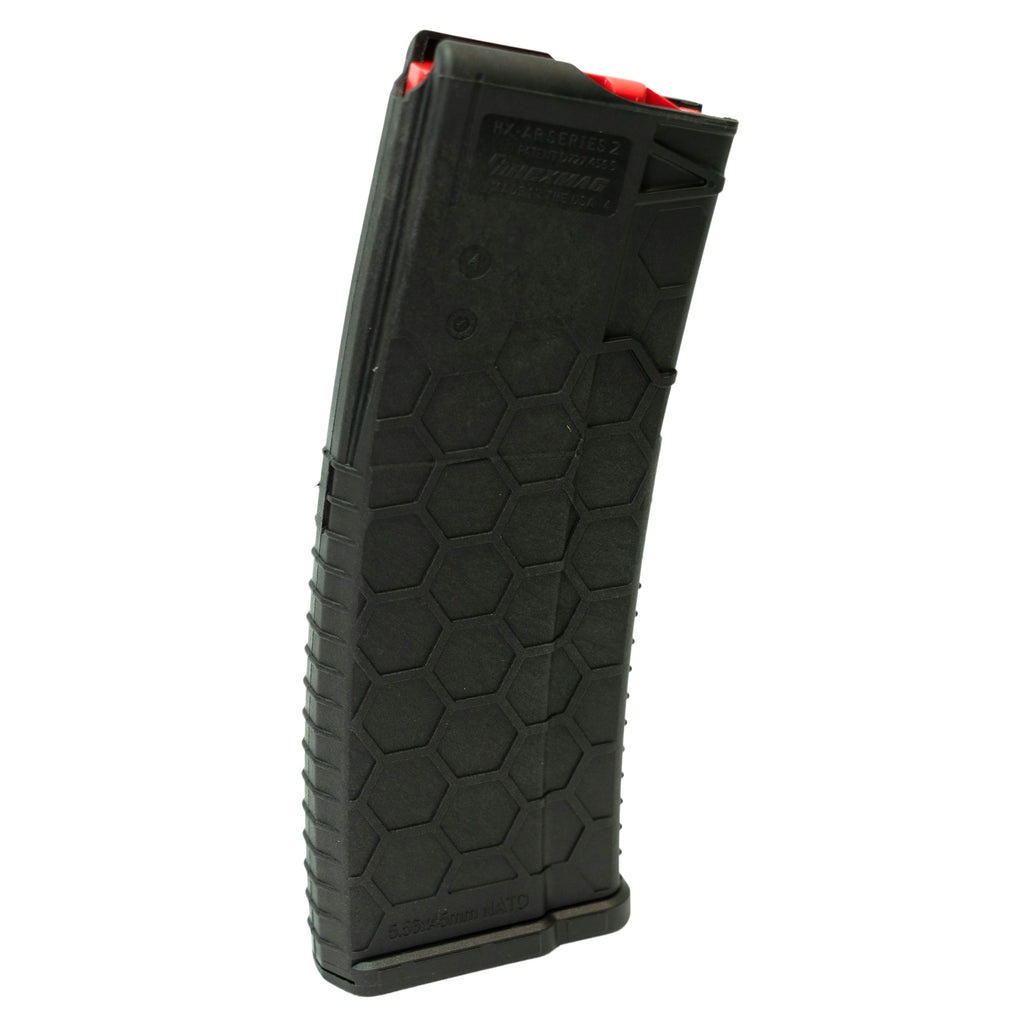 HEXMAG Carbon Fiber 30-Round Magazine for AR-15 in Gray, Model HX30-AR15S2-CFC