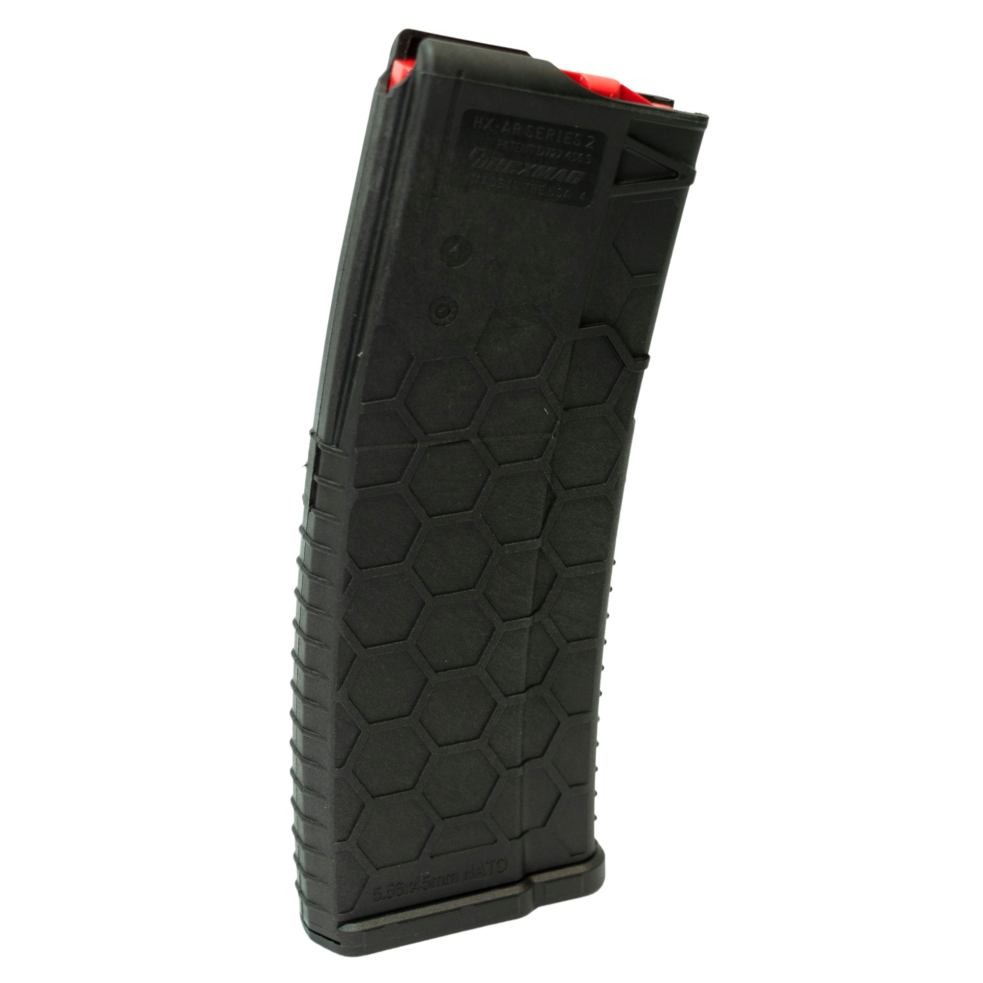 HEXMAG Carbon Fiber 30-Round Magazine for AR-15 in Gray, Model HX30-AR15S2-CFC