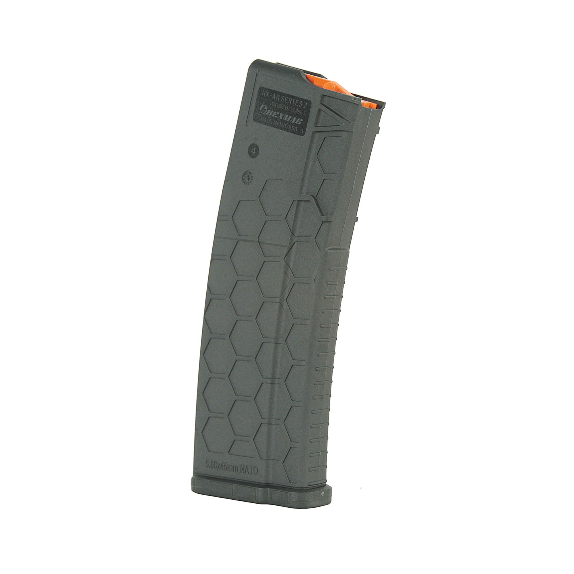 HEXMAG Series 2 AR-15 Magazine 30 Rounds for 223 Remington in Gray