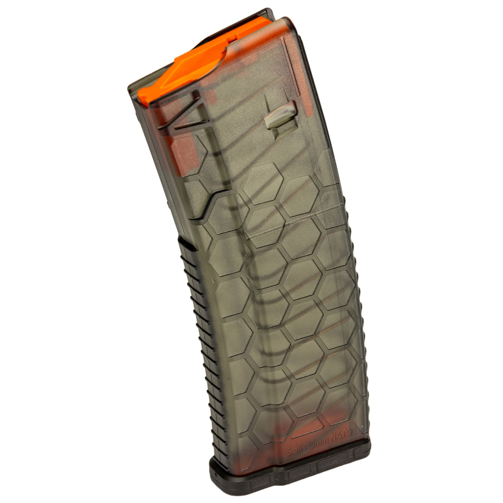HEXMAG Hexview S2 AR-15 Magazine with 30-Round Capacity in Translucent Smoke