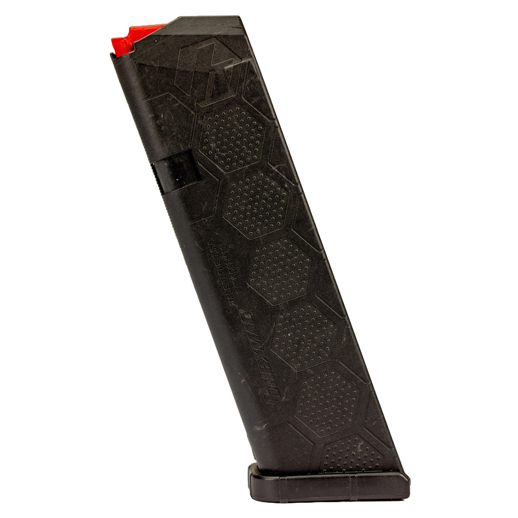 HEXMAG HX17-GLKS2-CFC Carbon Fiber Compatible 17-Round 9mm Pistol Magazine for GLOCK 17, Black