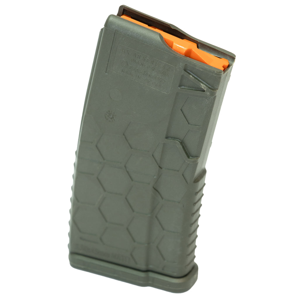 HEXMAG Shorty 20-Round AR-15 Magazine in Olive Drab Green