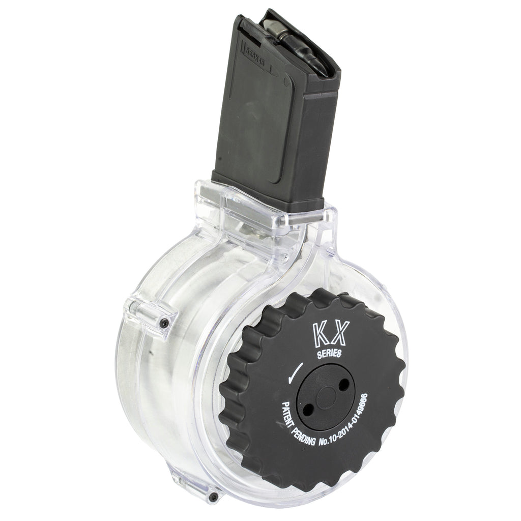 KCI USA AR-15 5.56 NATO 50-Round Drum Magazine - Black