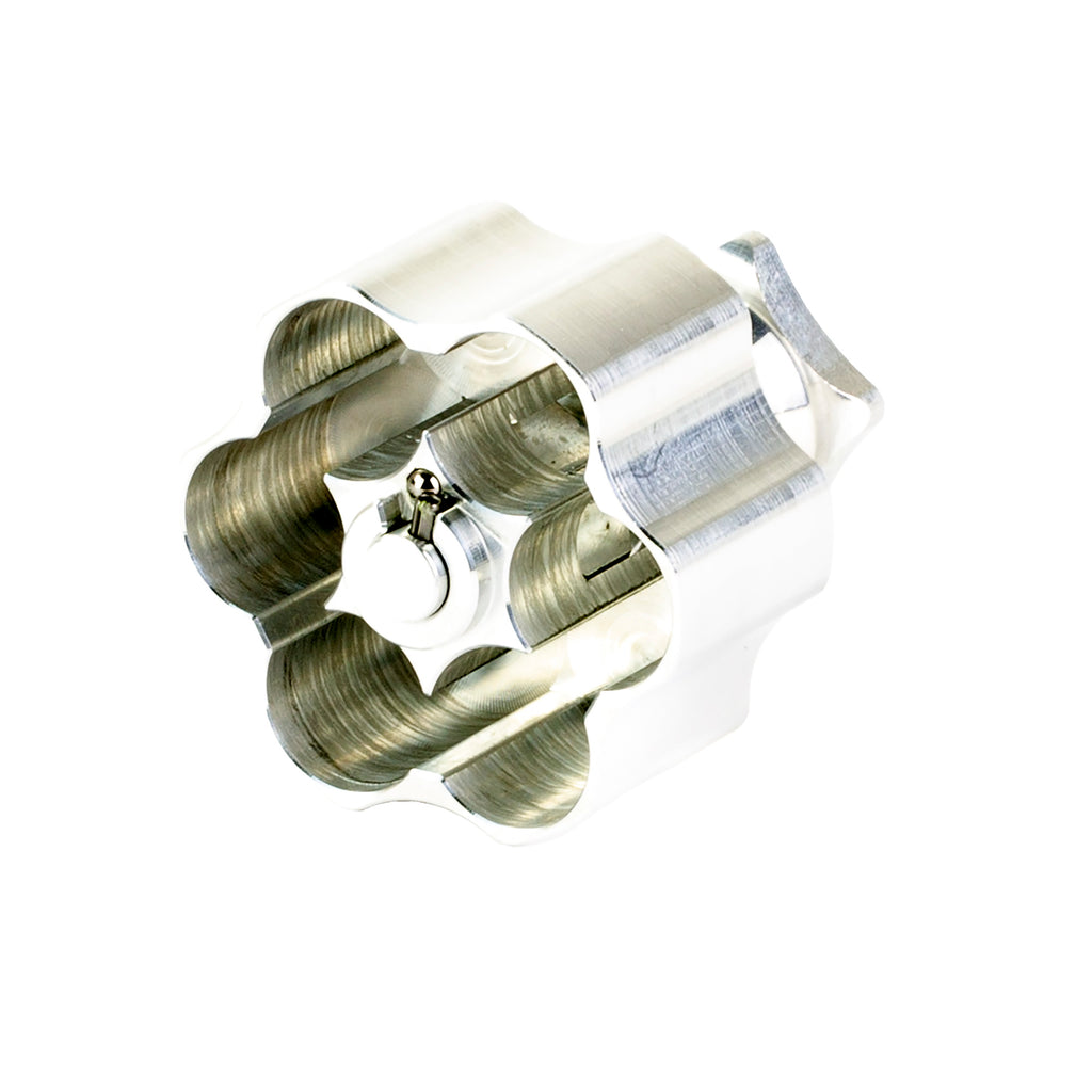 Kimber America K6s Speedloader for .357 Magnum and .38 Special – Silver Aluminum Quick-Load Device