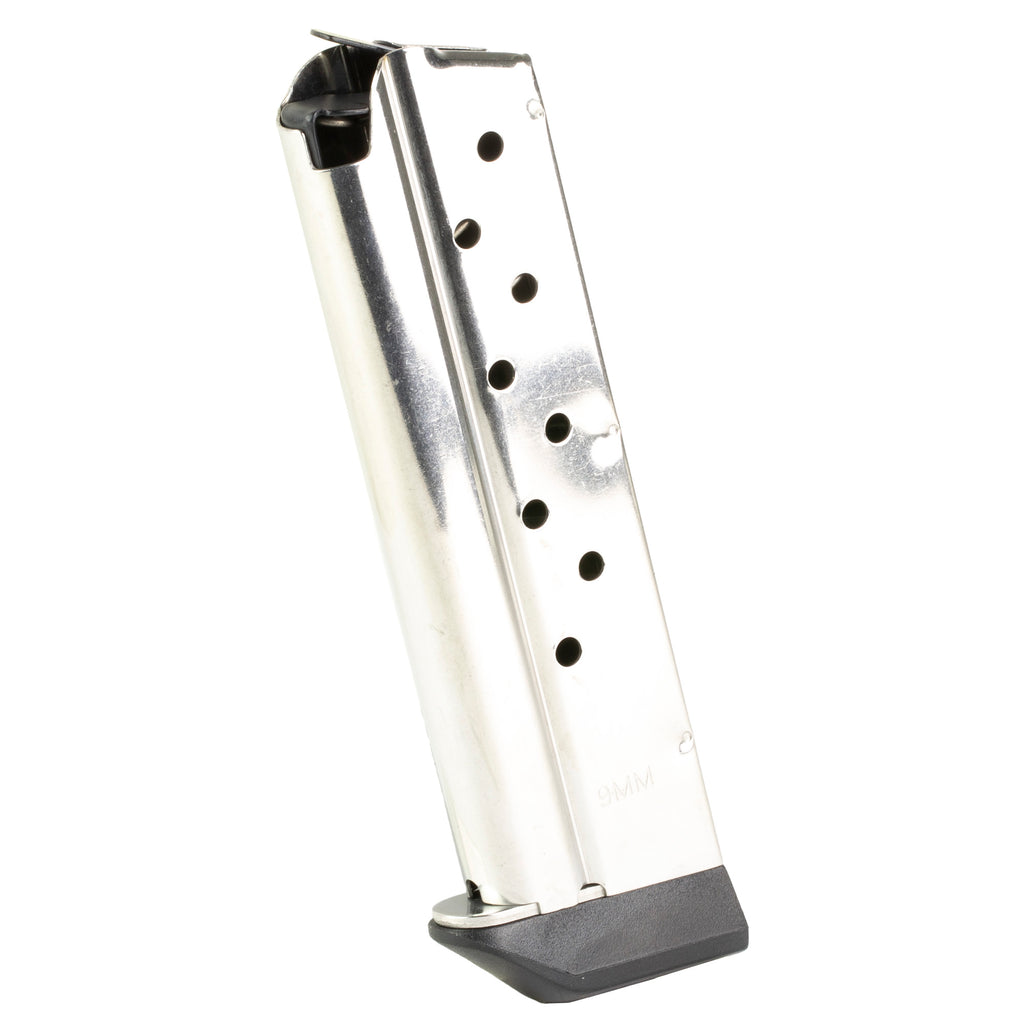 Kimber America MAG KIMBER 9MM 9-Round Silver Extended Base Pad Magazine
