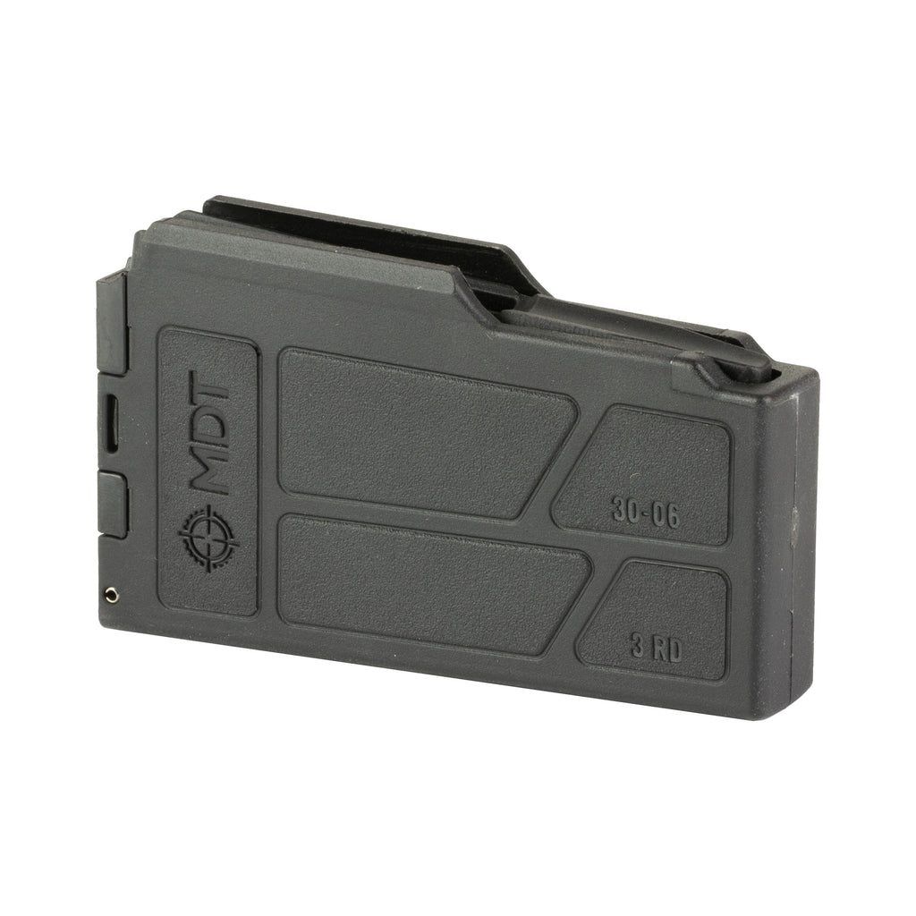 MDT MAG MDT LA 30-06 3 Round Polymer Magazine - Black