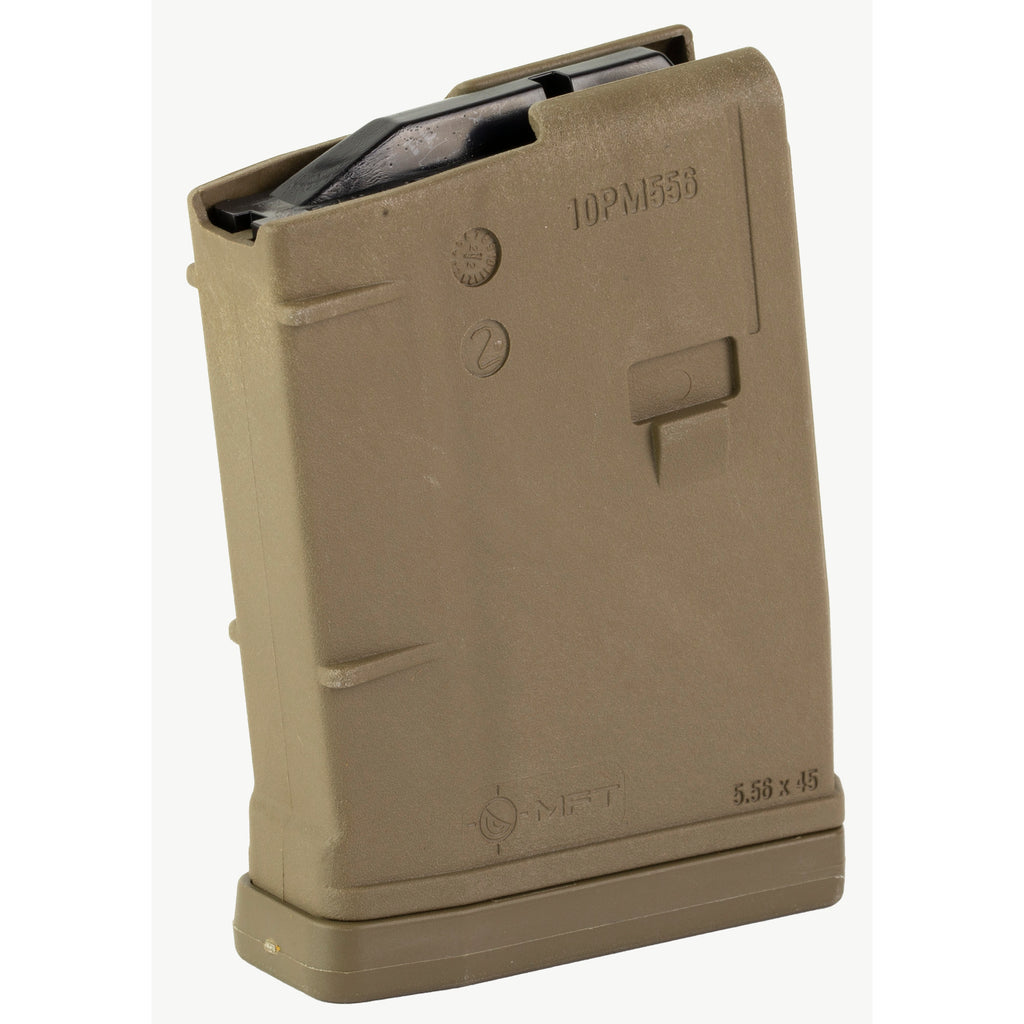 Mission First Tactical MAG MFT 5.56 10-Round Magazine in Flat Dark Earth (Part Number: 10PM556BAG-SDE)