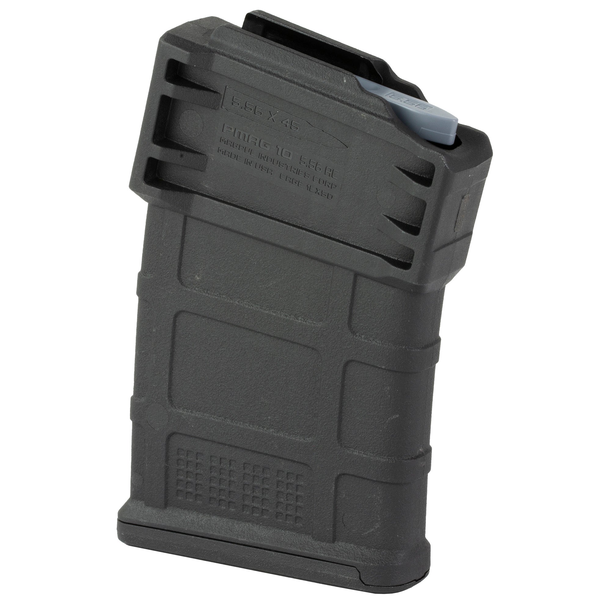 Magpul Industries PMAG 10 5.56 AC Magazine - 10 Rounds for AICS Chassis in Black