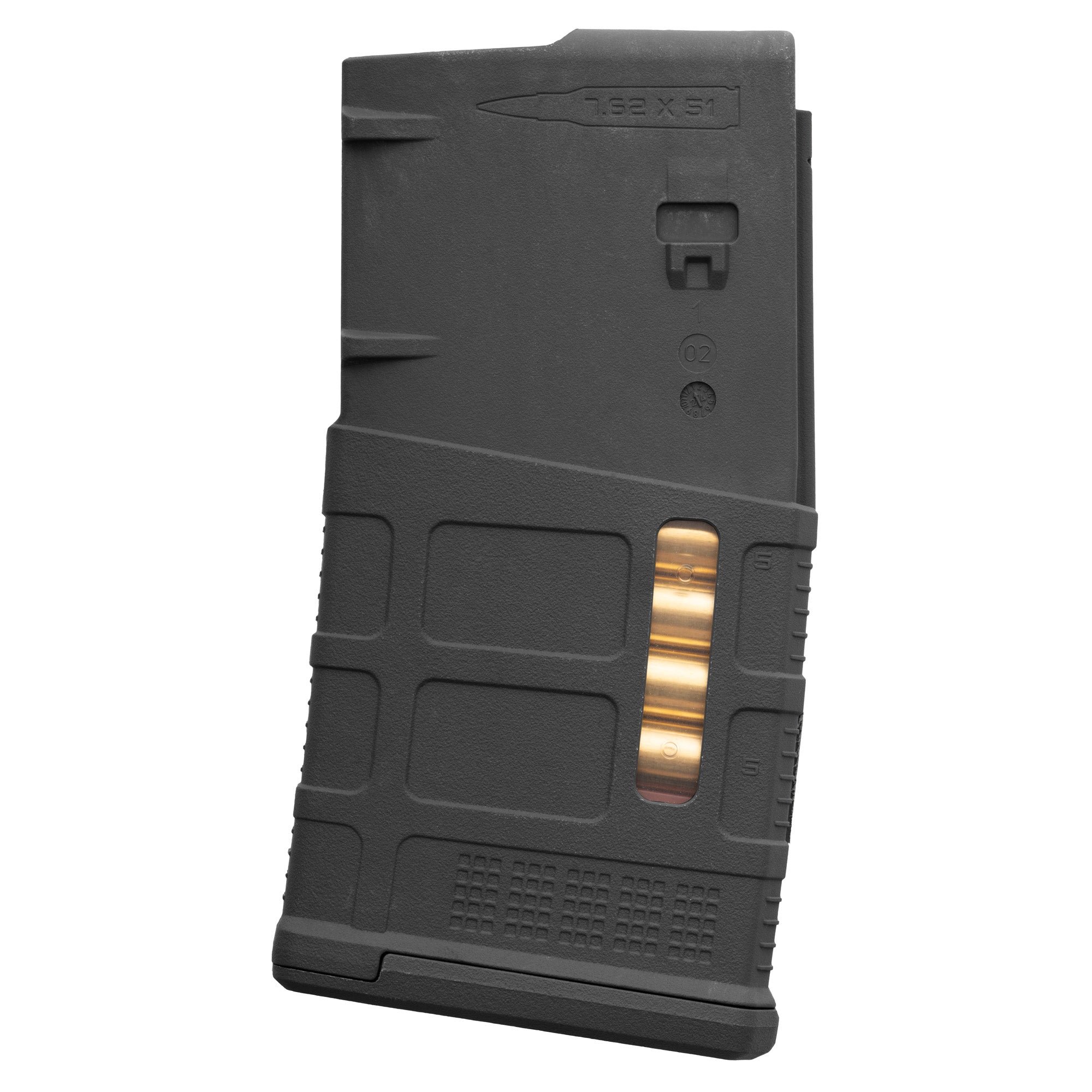 Magpul Industries MAGPUL PMAG M3 Window 20-Round Magazine for 7.62x51 NATO Rifles, Black