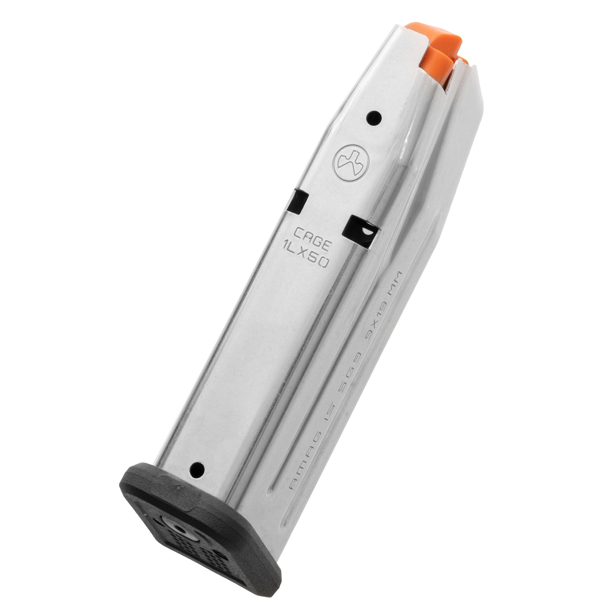 Magpul Industries MAG1464-SST AMAG 15-Round 9mm Silver Magazine for SIG P320