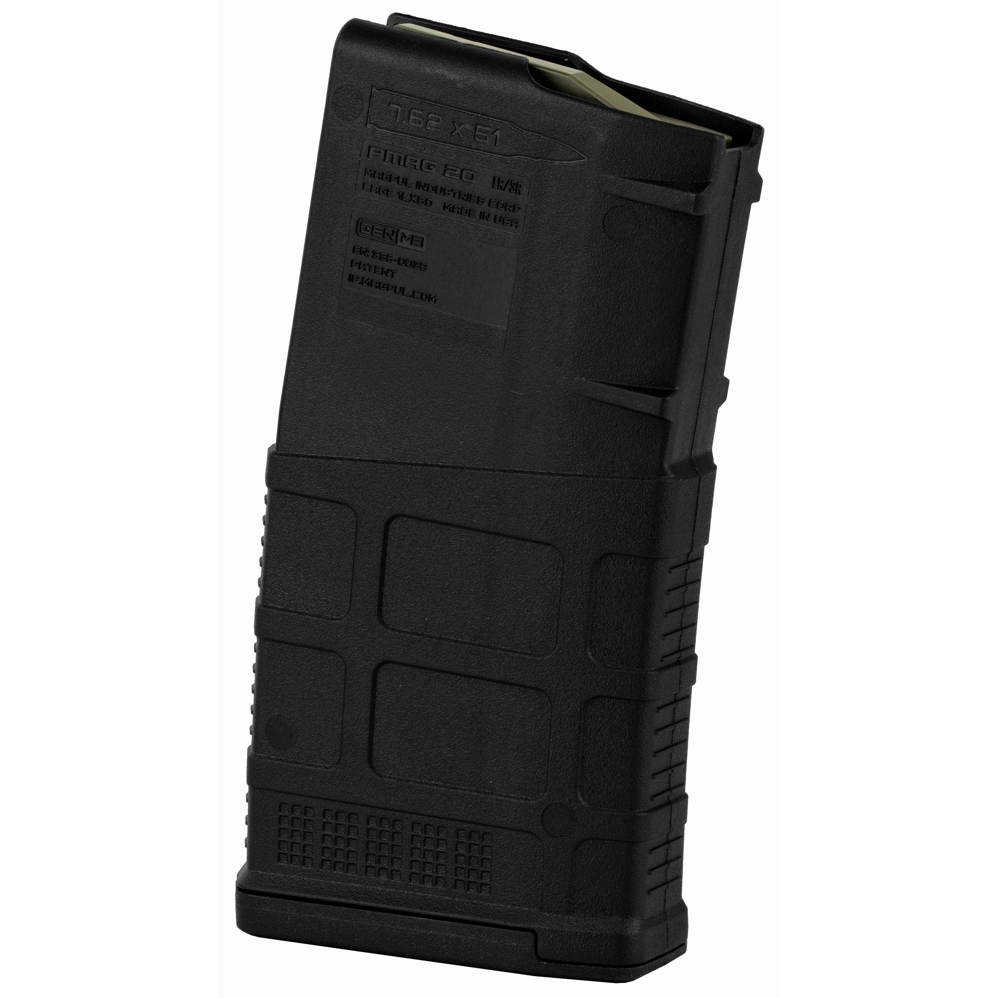 Magpul Industries MAG291-BLK PMAG M3 7.62x51 NATO (.308 Winchester) 20-Round Magazine