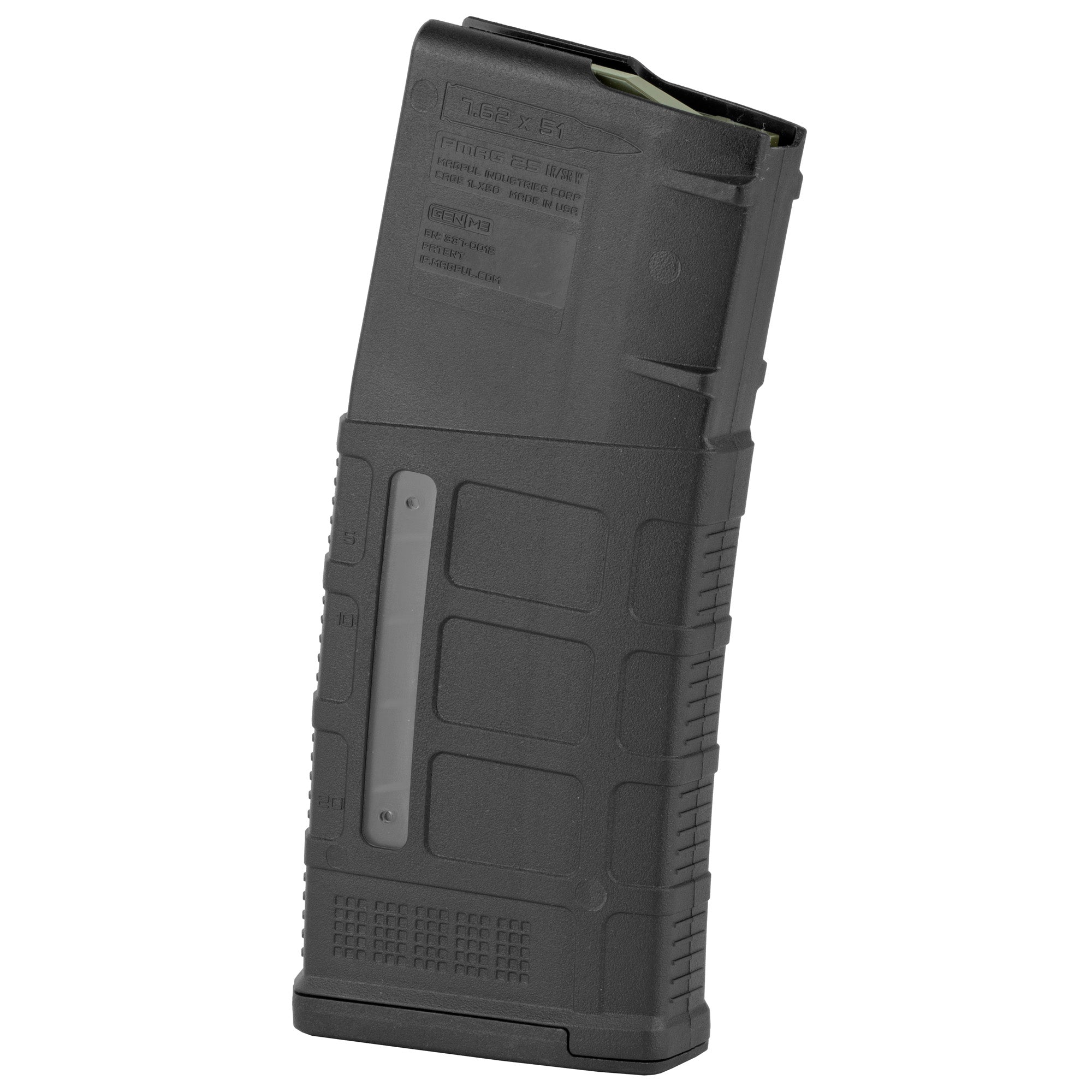 Magpul Industries MAGPUL PMAG M3 7.62x51 NATO (308 Winchester) 25-Round Black Magazine