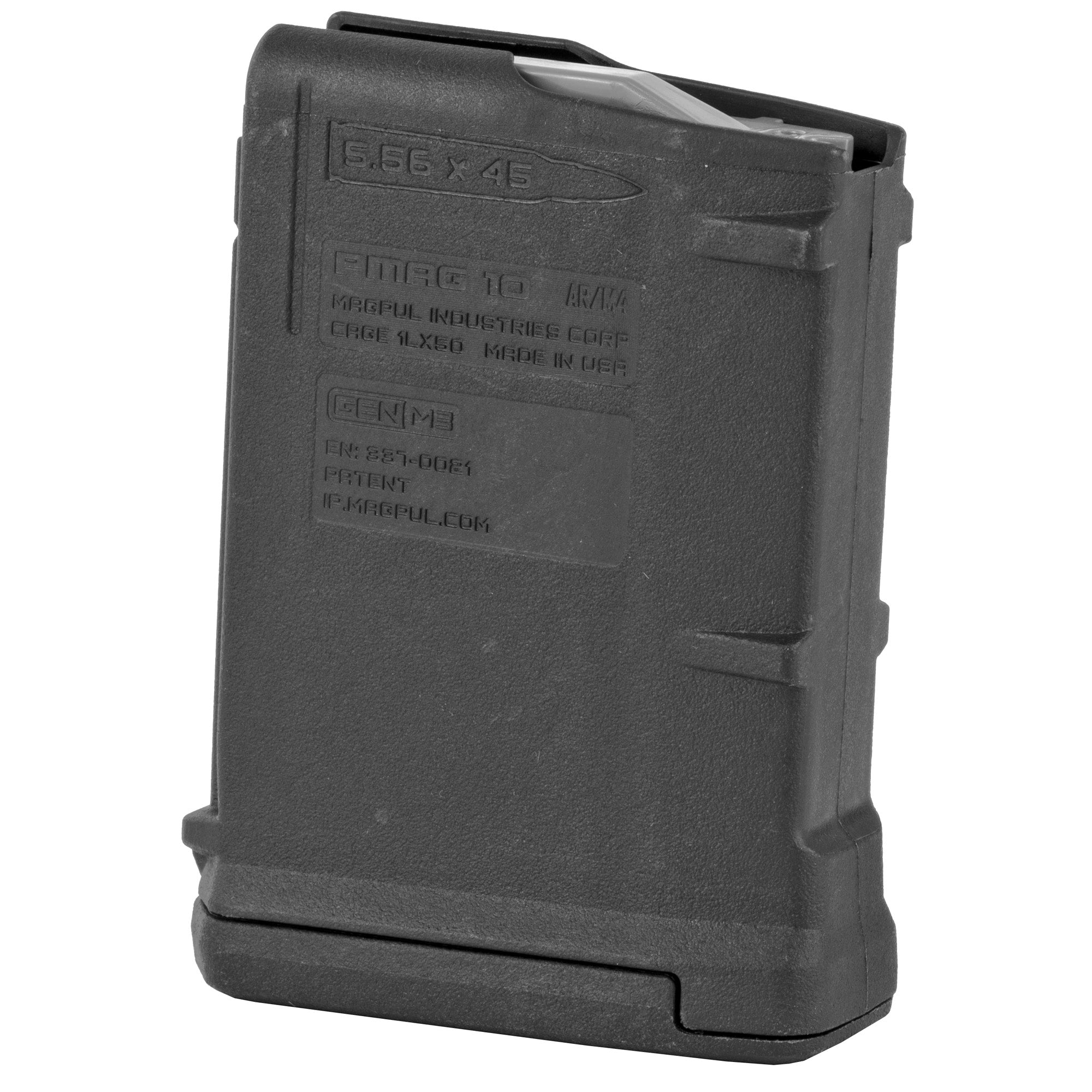 Magpul Industries MAGPUL PMAG M3 10-Round 5.56 NATO Magazine for AR15/M4 - Black