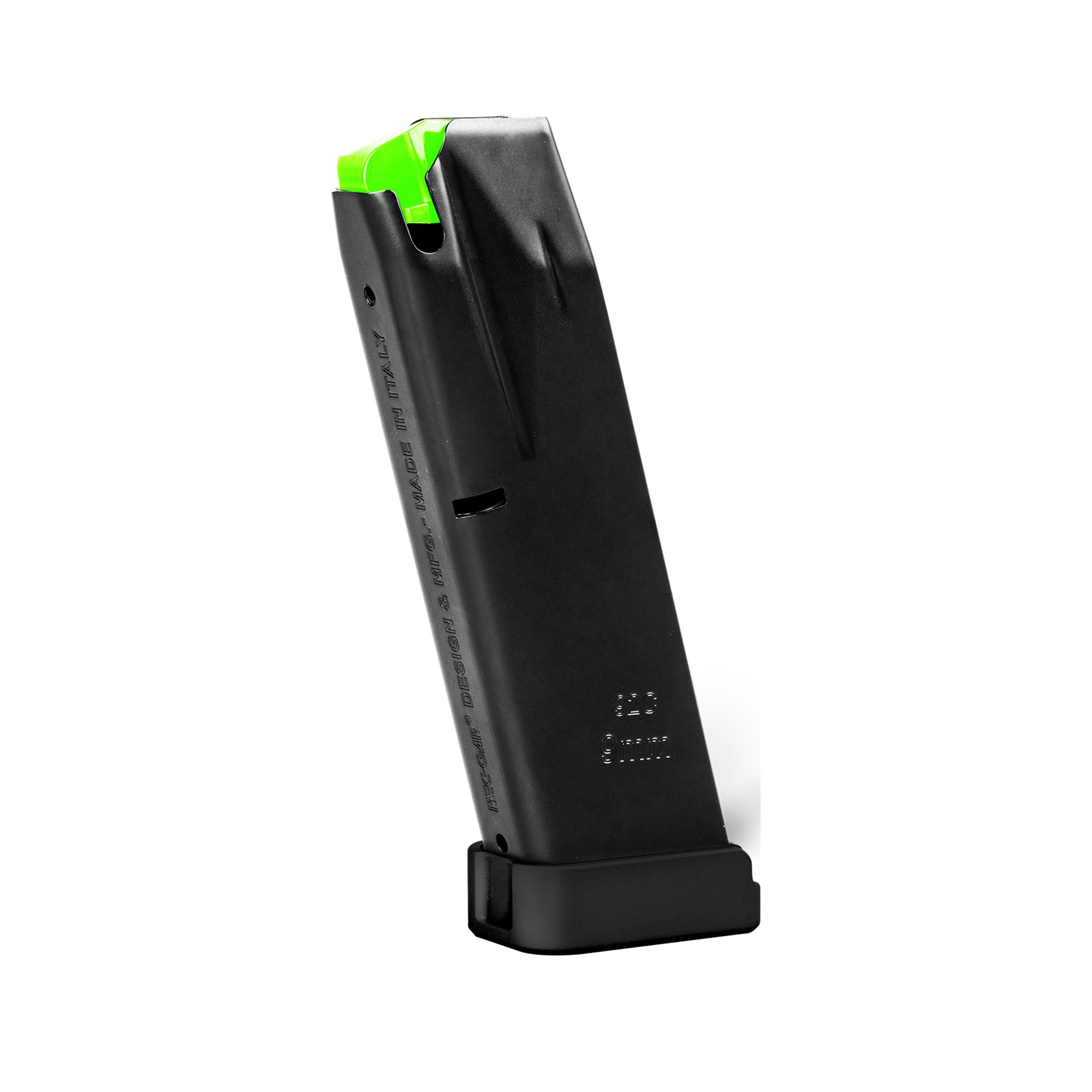 Mec-Gar USA MEC-GAR MAG BER 92FS CP 9mm 18-Round Magazine in Black
