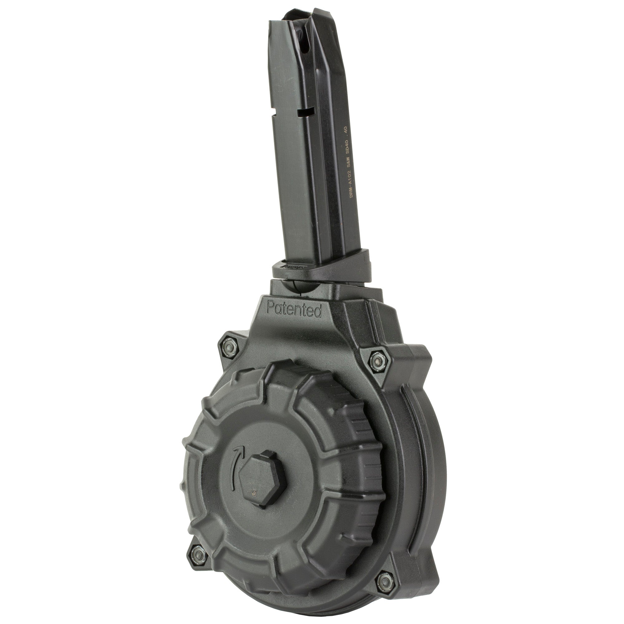 ProMag Industries S&W SD40 40 S&W 50-Round Drum Magazine, Black