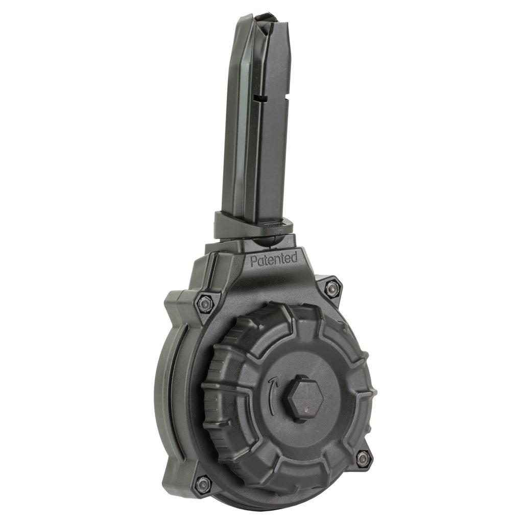 ProMag Industries S&W SD40 40 S&W 50-Round Drum Magazine, Black