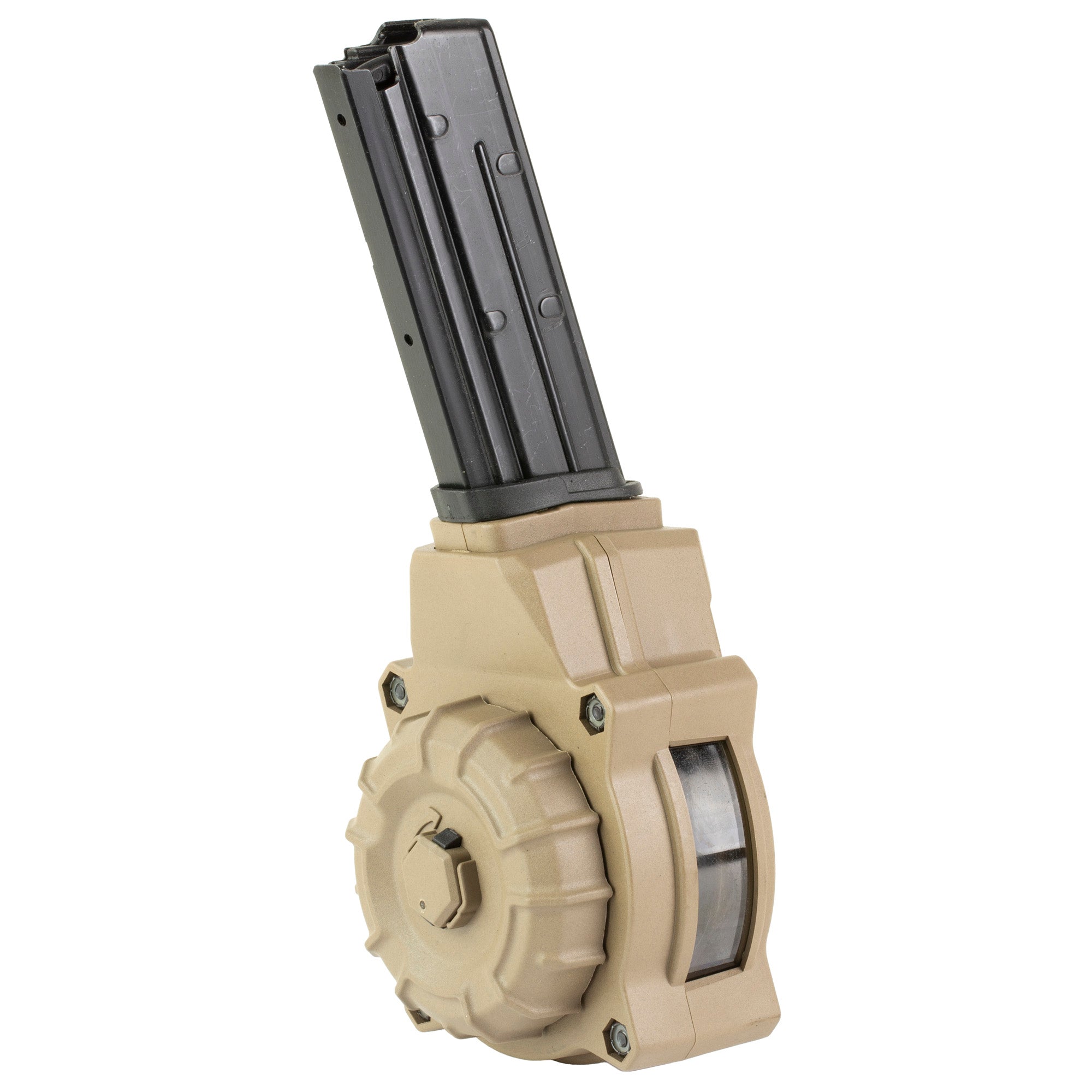 ProMag Industries FN FV SV 5.7x28MM 55-Round Drum Magazine in Flat Dark Earth - Model DRM-A76-FDE