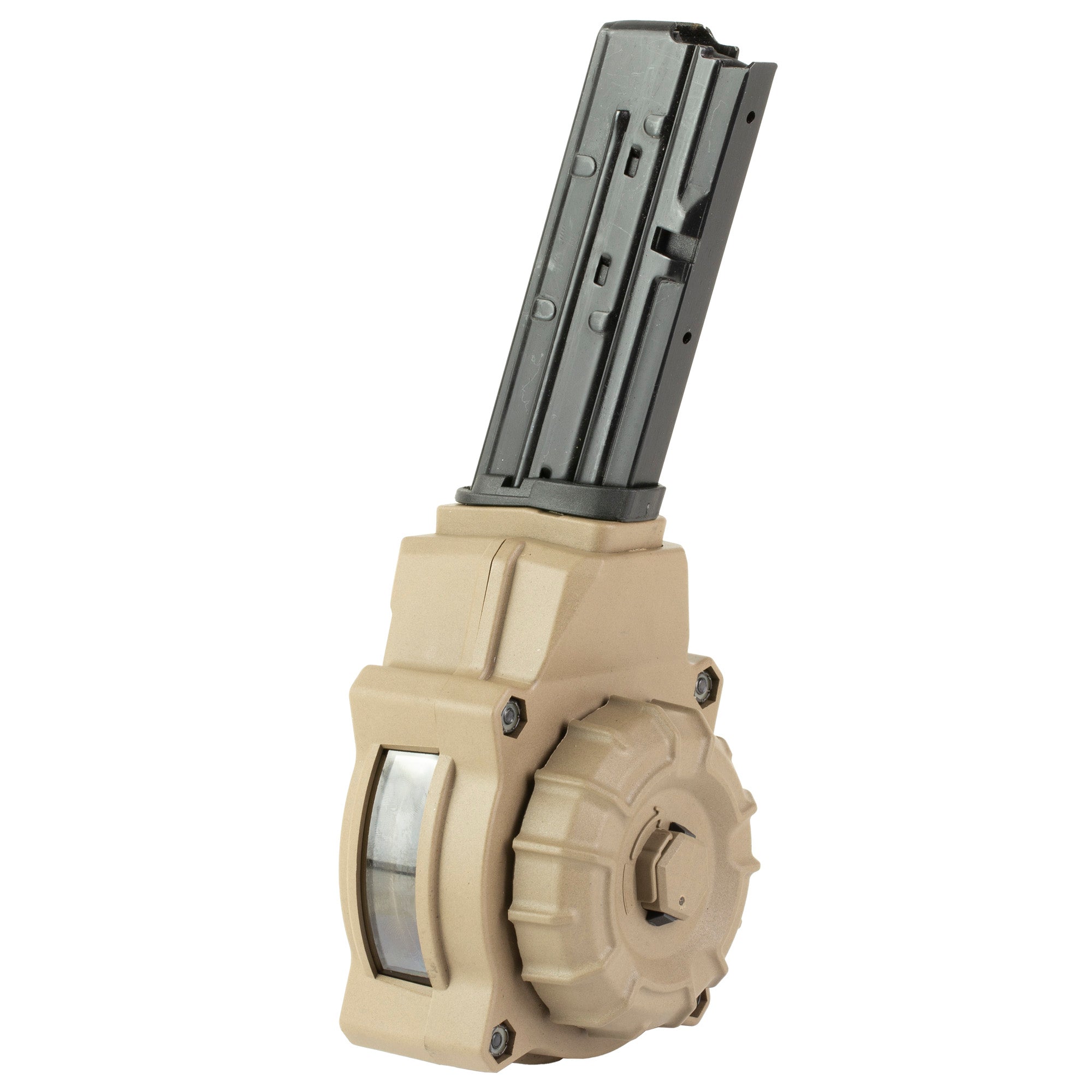 ProMag Industries FN FV SV 5.7x28MM 55-Round Drum Magazine in Flat Dark Earth - Model DRM-A76-FDE