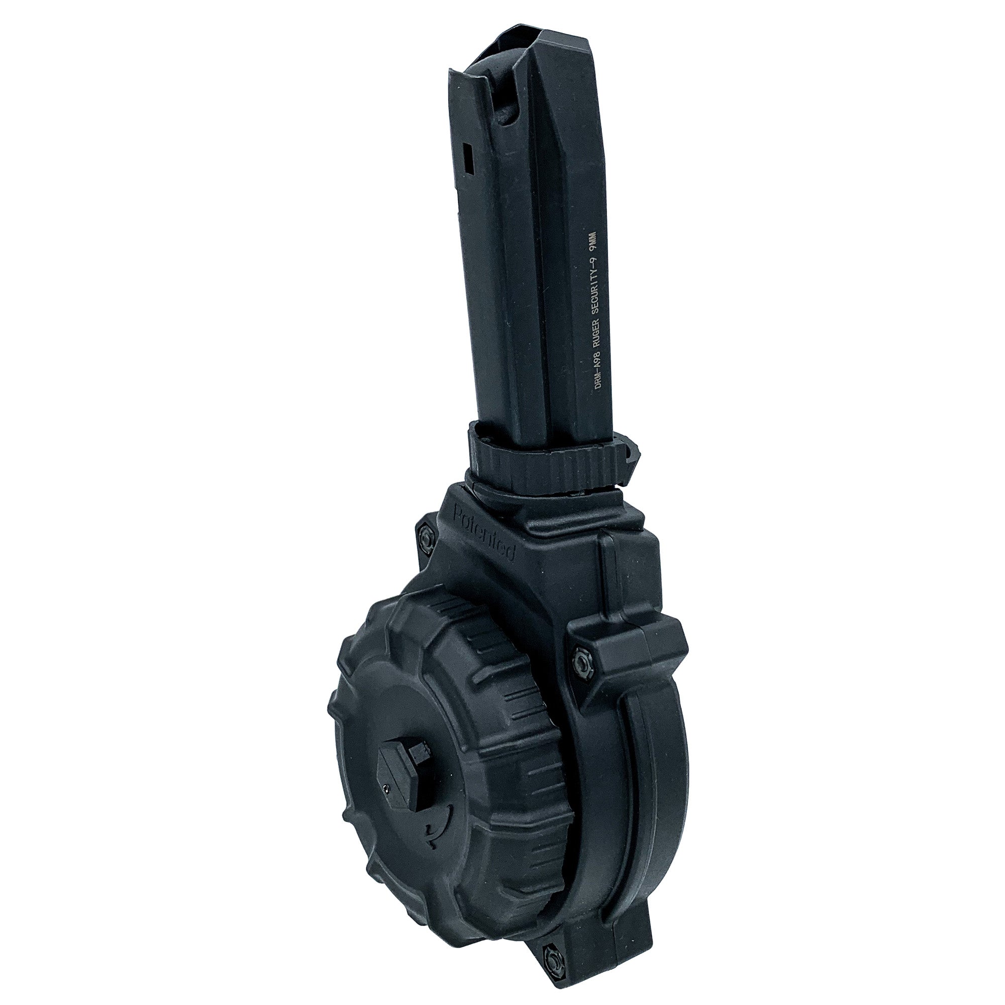 ProMag Industries DRM-A98 50-Round 9mm Drum Magazine for Ruger Security-9, Black