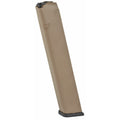 ProMag Industries GLK-A8B-FDE 9mm 32-Round Flat Dark Earth Magazine for Glock 17/19/26