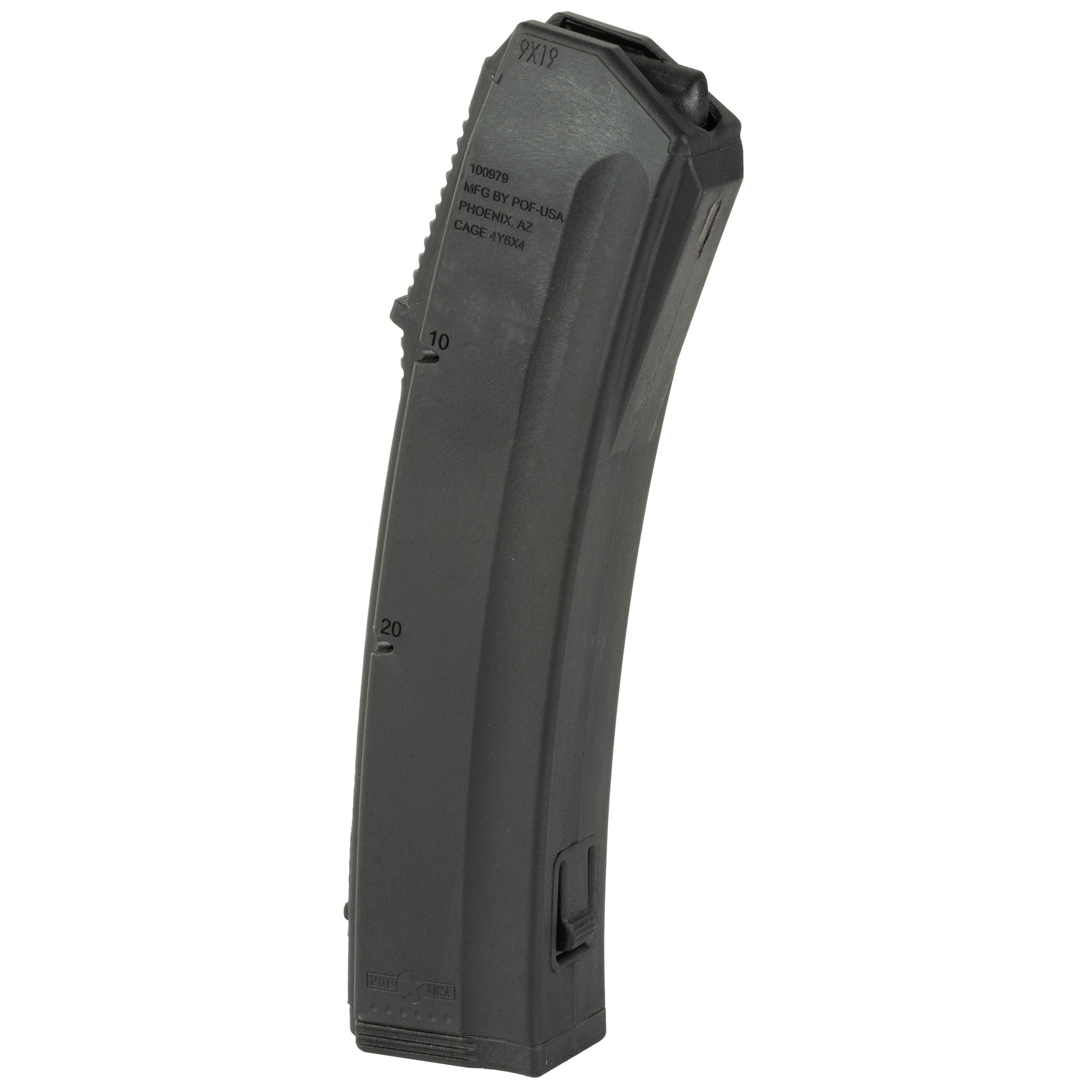 Patriot Ordnance Factory POF PHOENIX 9MM Magazine - 10 Rounds, Black