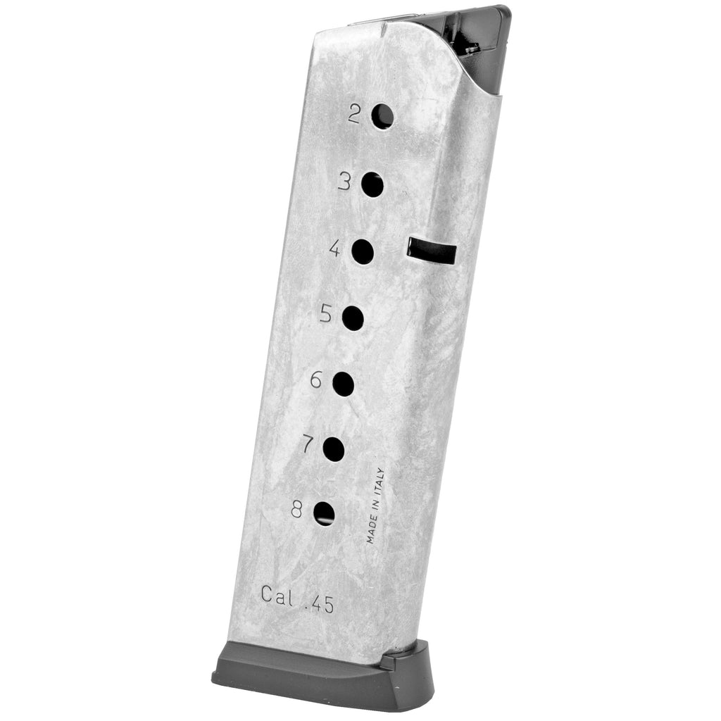 Springfield Armory Magazine for 45 ACP - 8 Rounds, Silver, Part PI6074