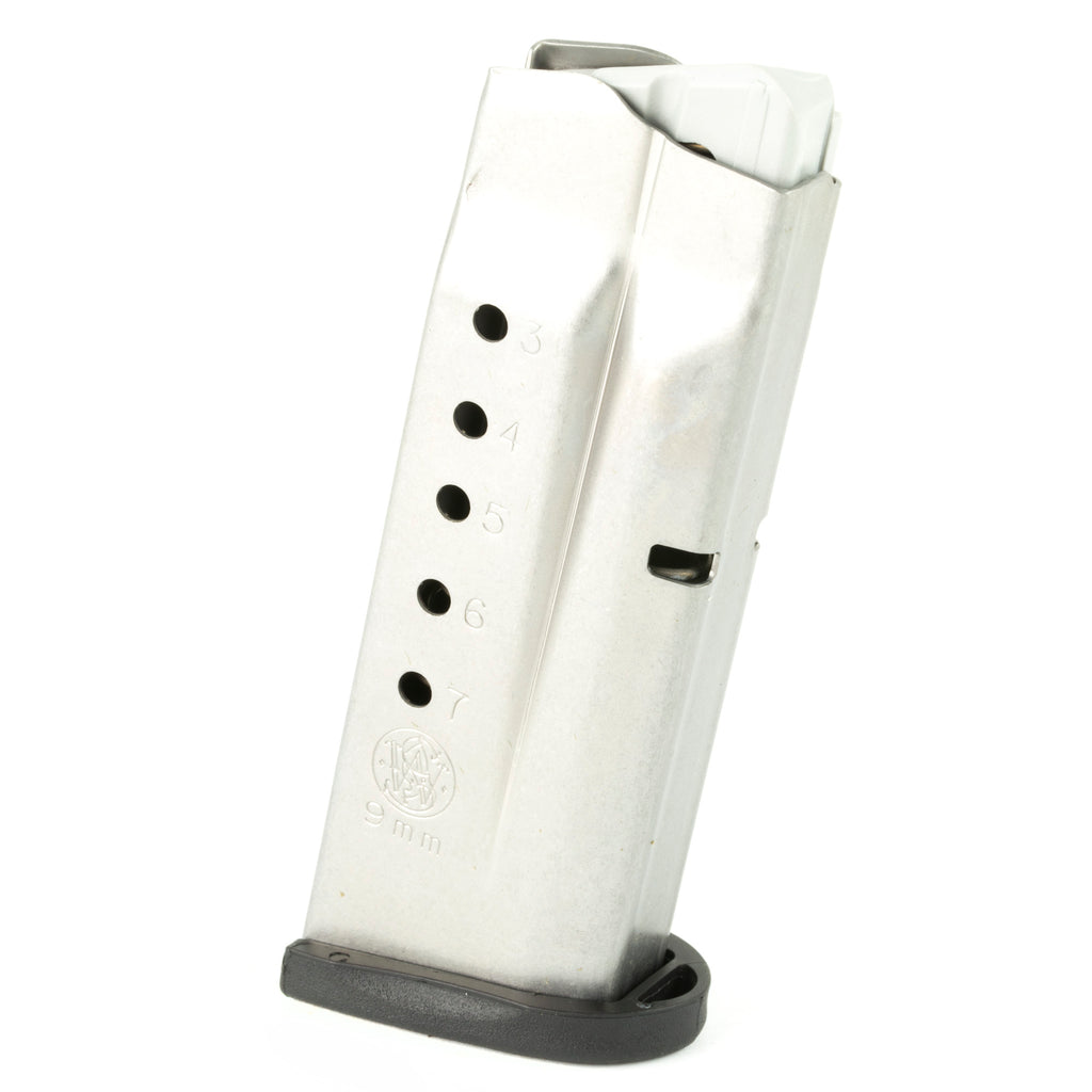 Smith & Wesson MAG S&W Shield 9mm 7-Round Silver Magazine