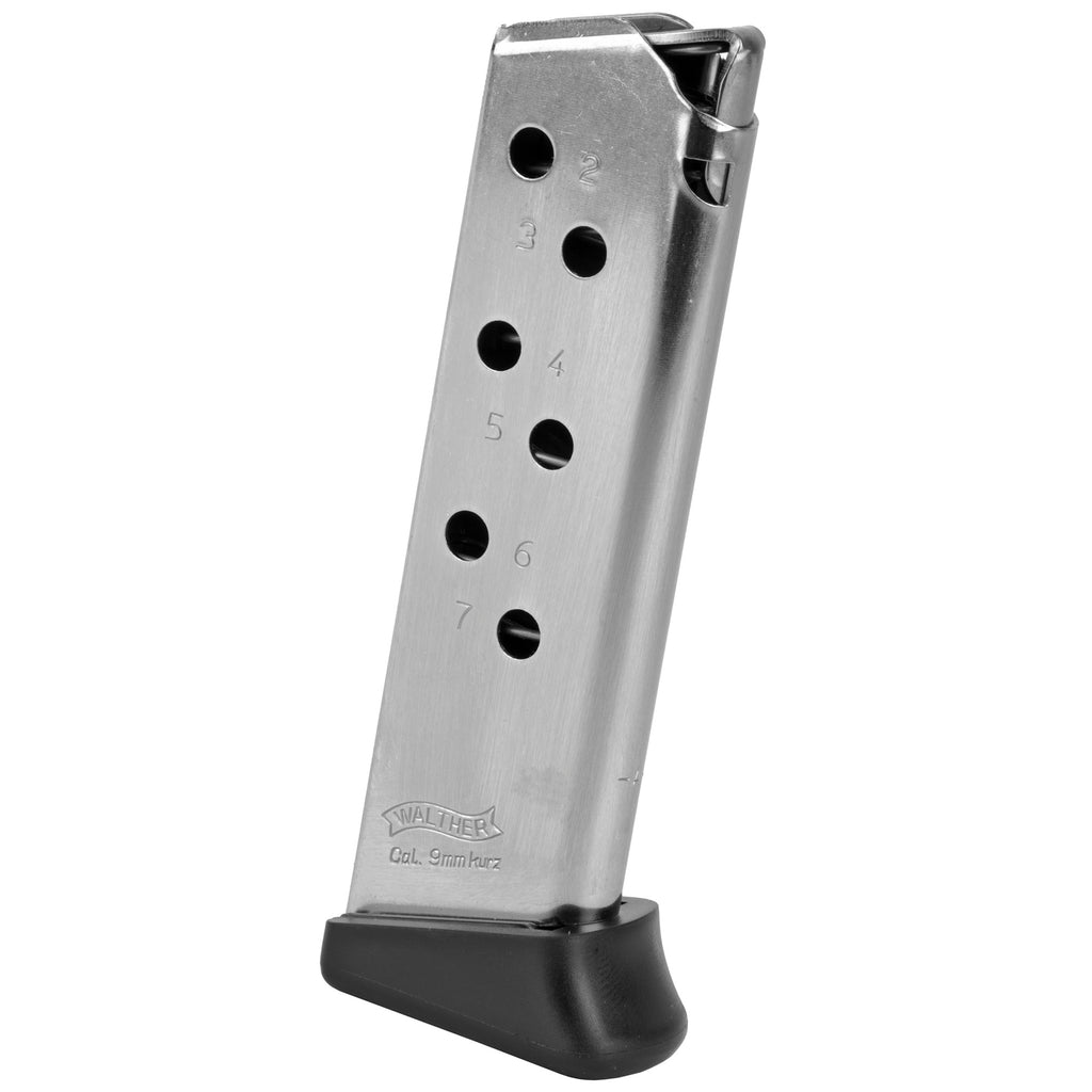 Walther Mag PPK/S .380 ACP 7-Round Silver Magazine – Part Number 2246012