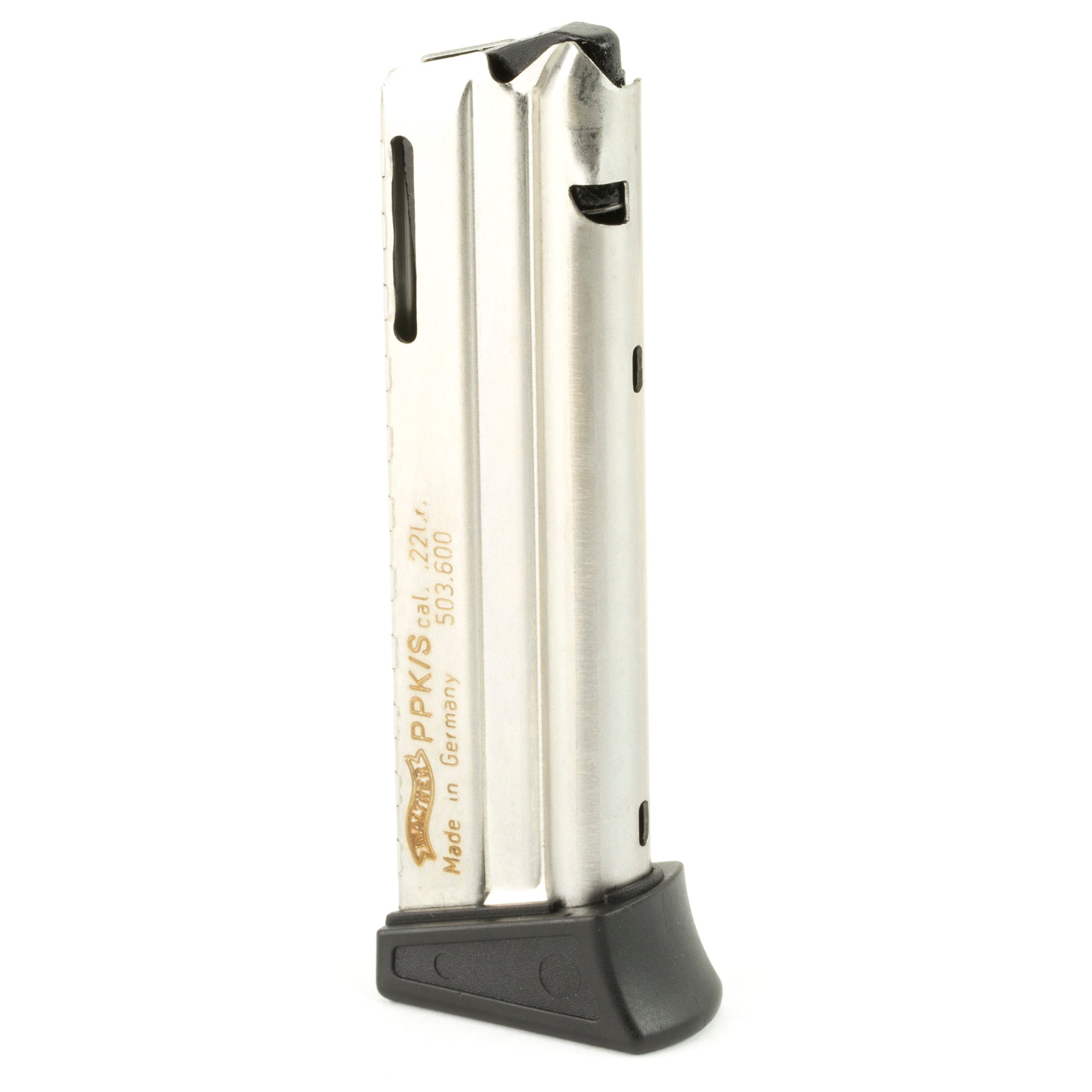 Walther MAG PPK/S 22LR 10-Round Silver Magazine - Part #503600